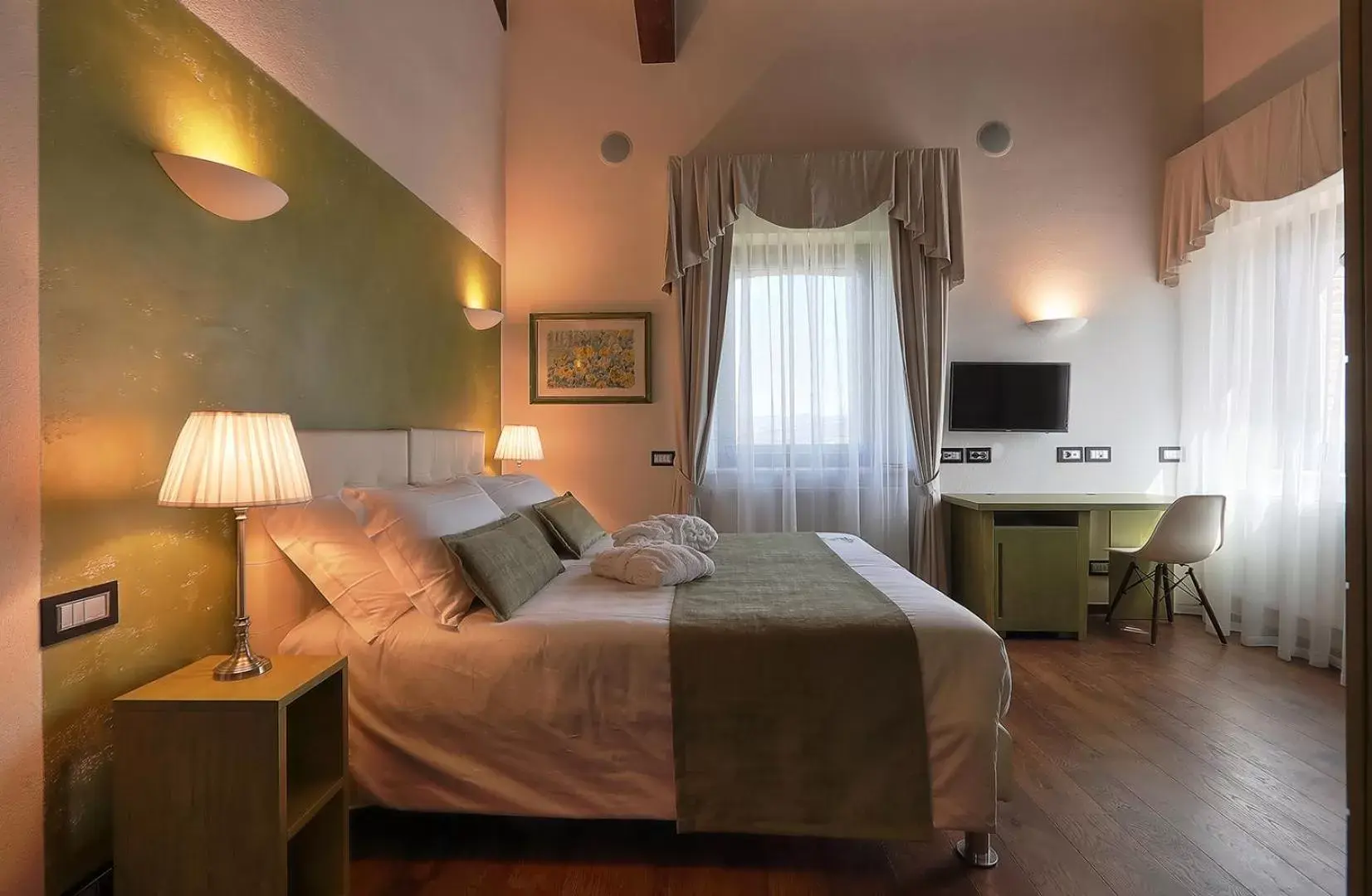 Bed in RELAIS VAL D'ORCIA