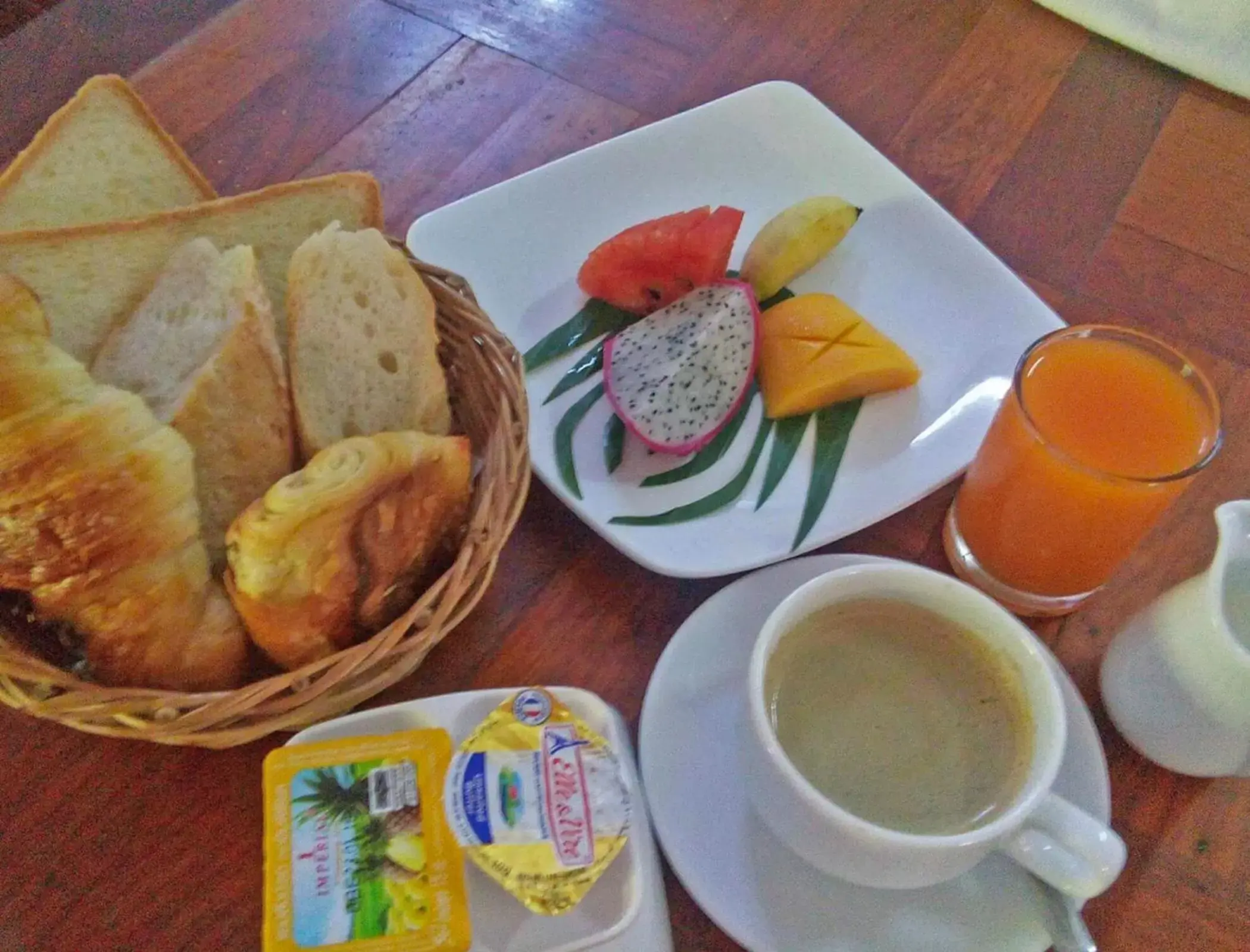 Asian breakfast, Breakfast in BB Angkor Residence