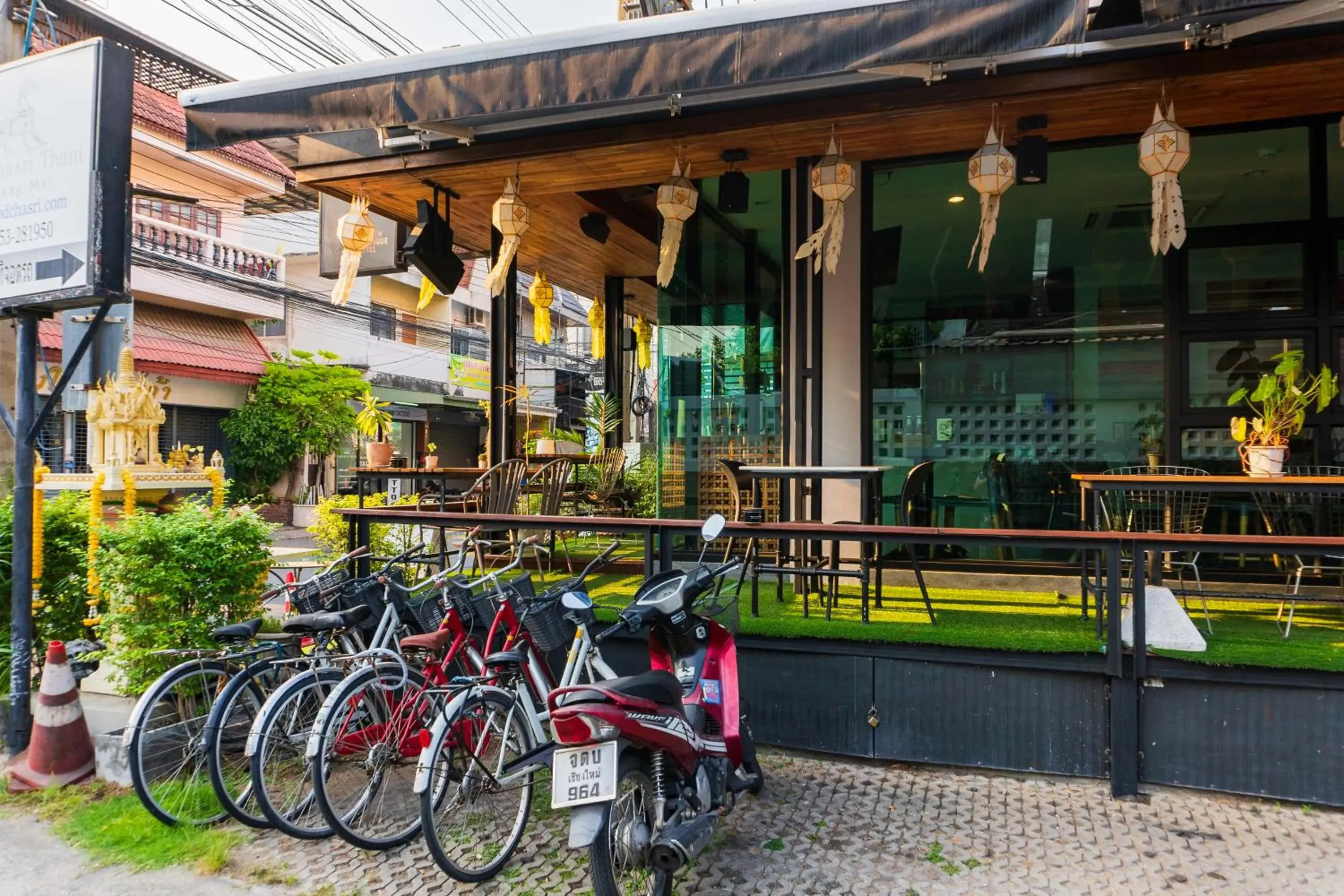 Cycling in Wealth Boutique Hotel Chiang Mai