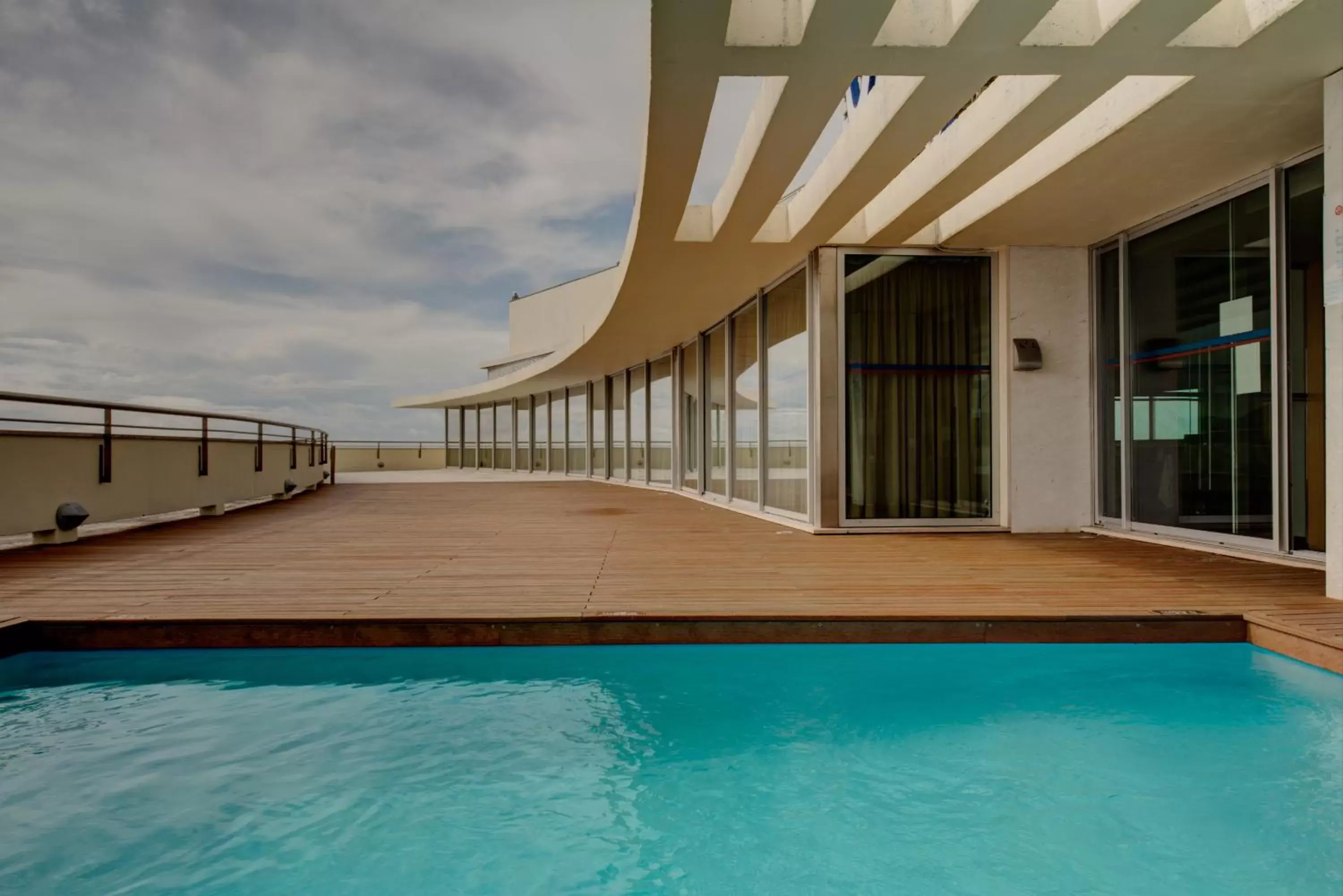 Balcony/Terrace, Swimming Pool in VIP Executive Azores Hotel