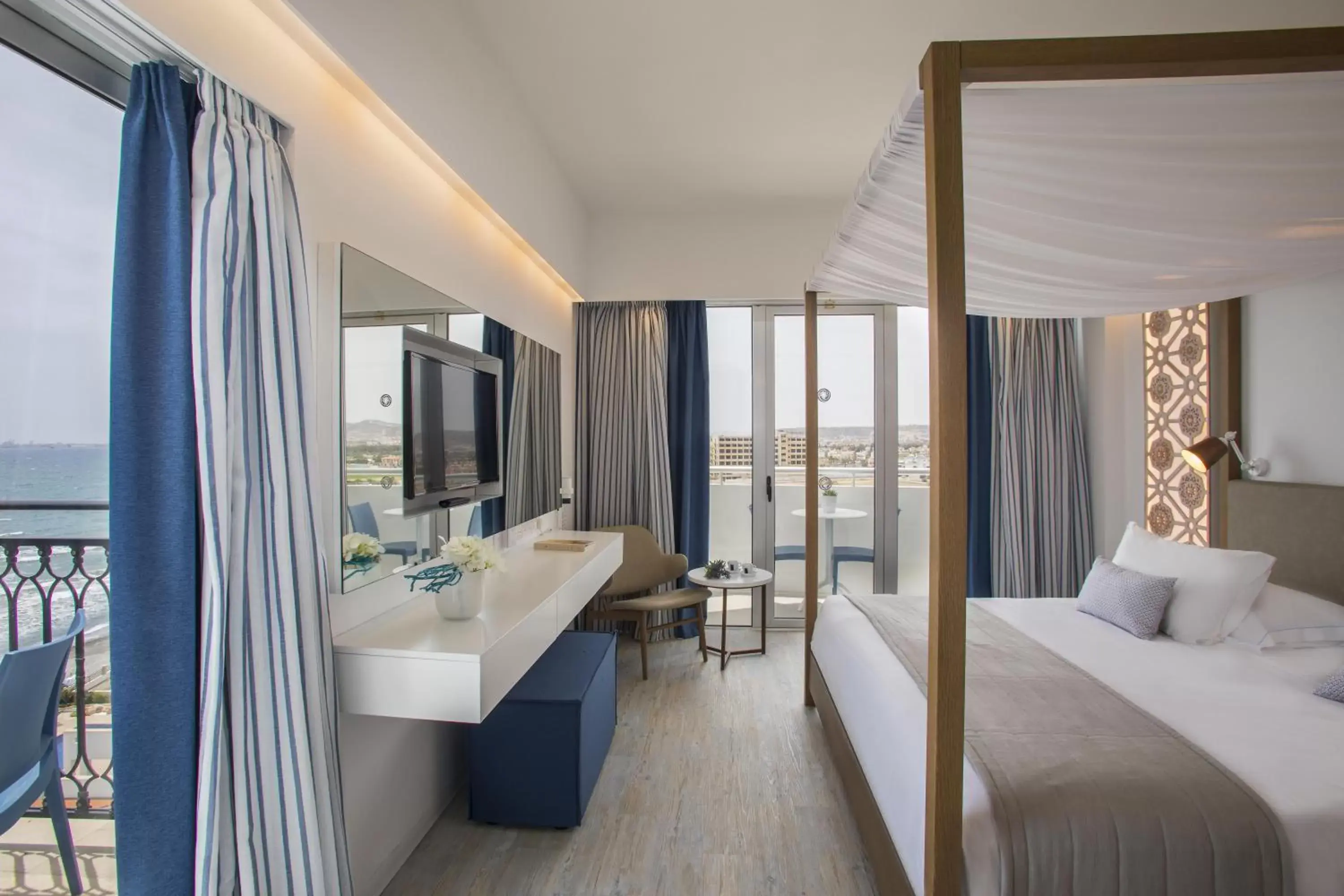 Superior Double Room with Front Sea View in Lordos Beach Hotel & Spa Superior Double Room with Front Sea View in Lordos Beach Hotel & Spa