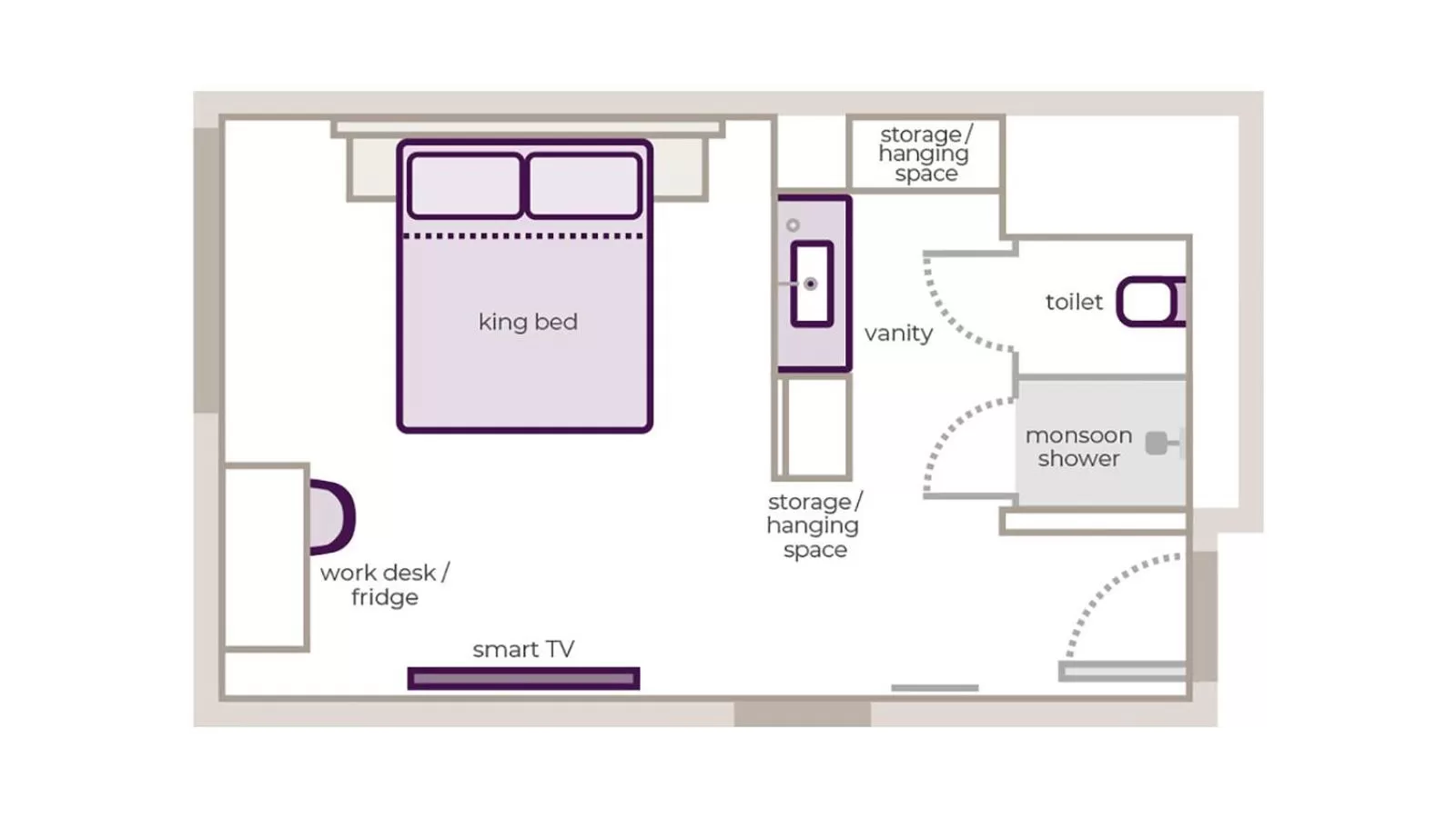 Floor plan in YOTELAIR Istanbul Airport, Duty free - International Transit area