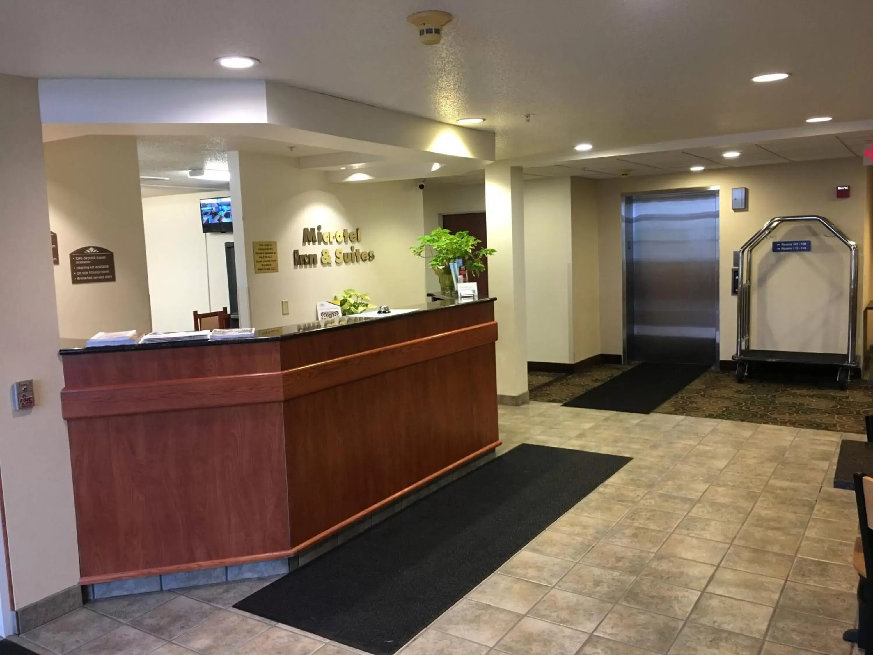 Lobby or reception, Lobby/Reception in Microtel Inn & Suites by Wyndham Rice Lake