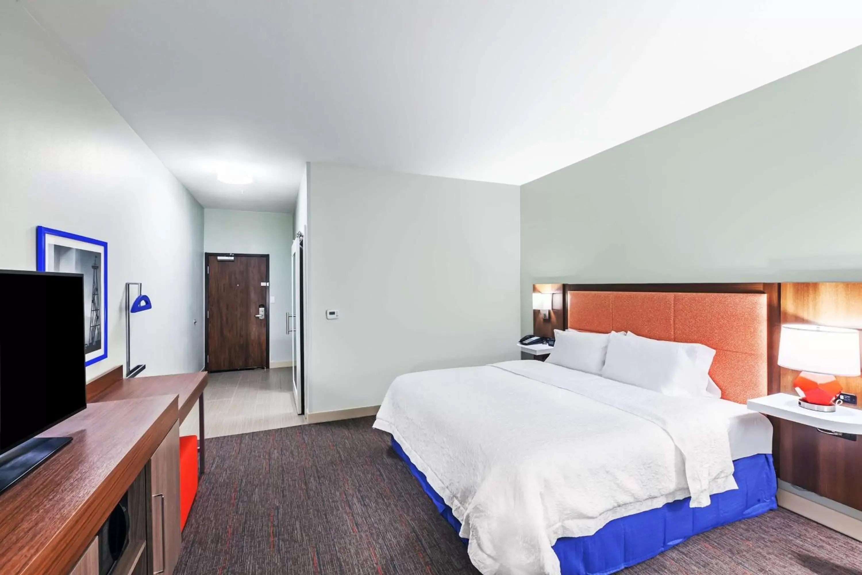 Bed in Hampton Inn Ozona Bed in Hampton Inn Ozona