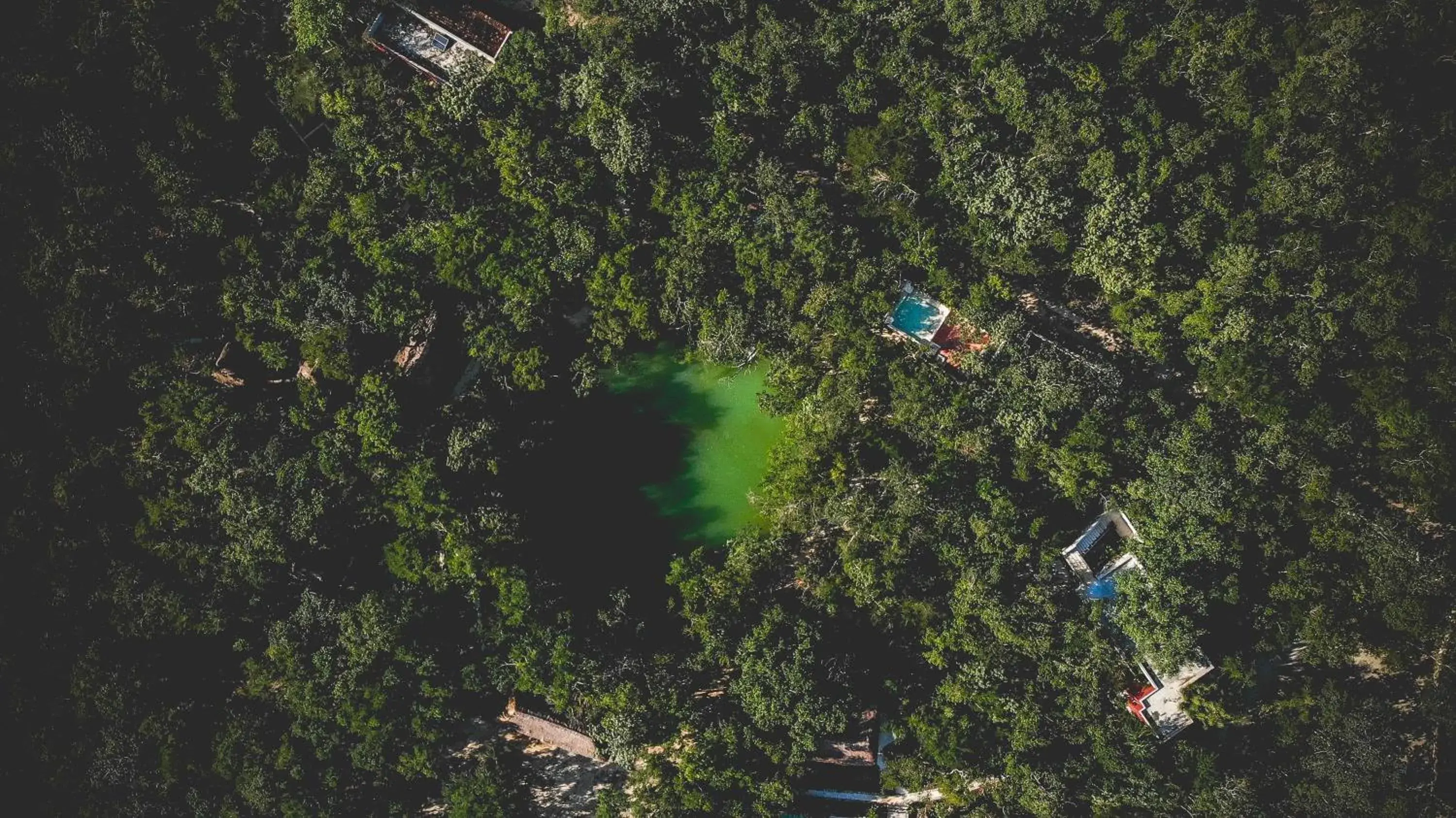 Natural landscape, Bird's-eye View in Wakax Hacienda - Cenote & Boutique Hotel