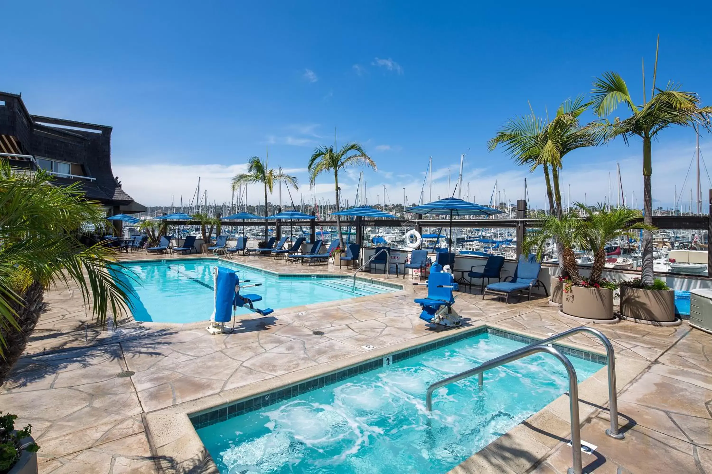 Pool view, Swimming Pool in Bay Club Hotel and Marina