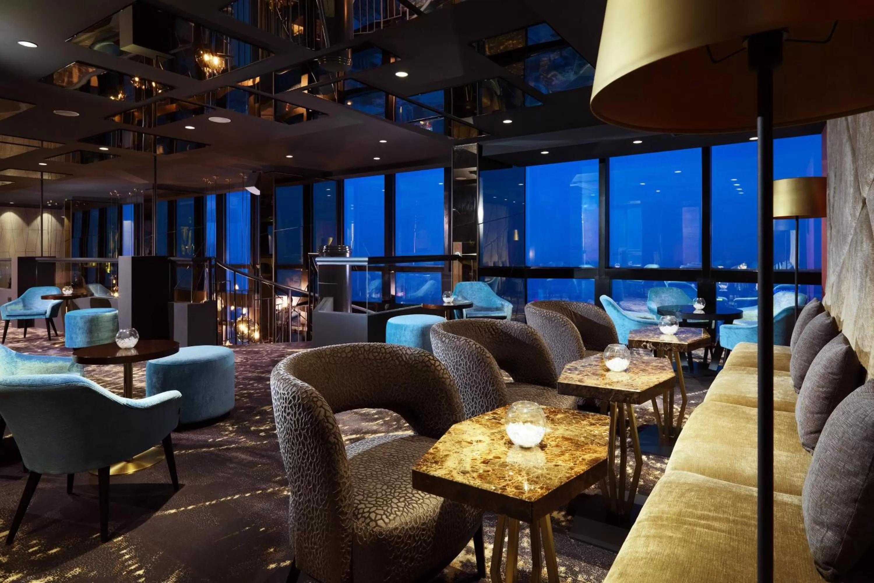 Restaurant/places to eat, Lounge/Bar in Warsaw Marriott Hotel