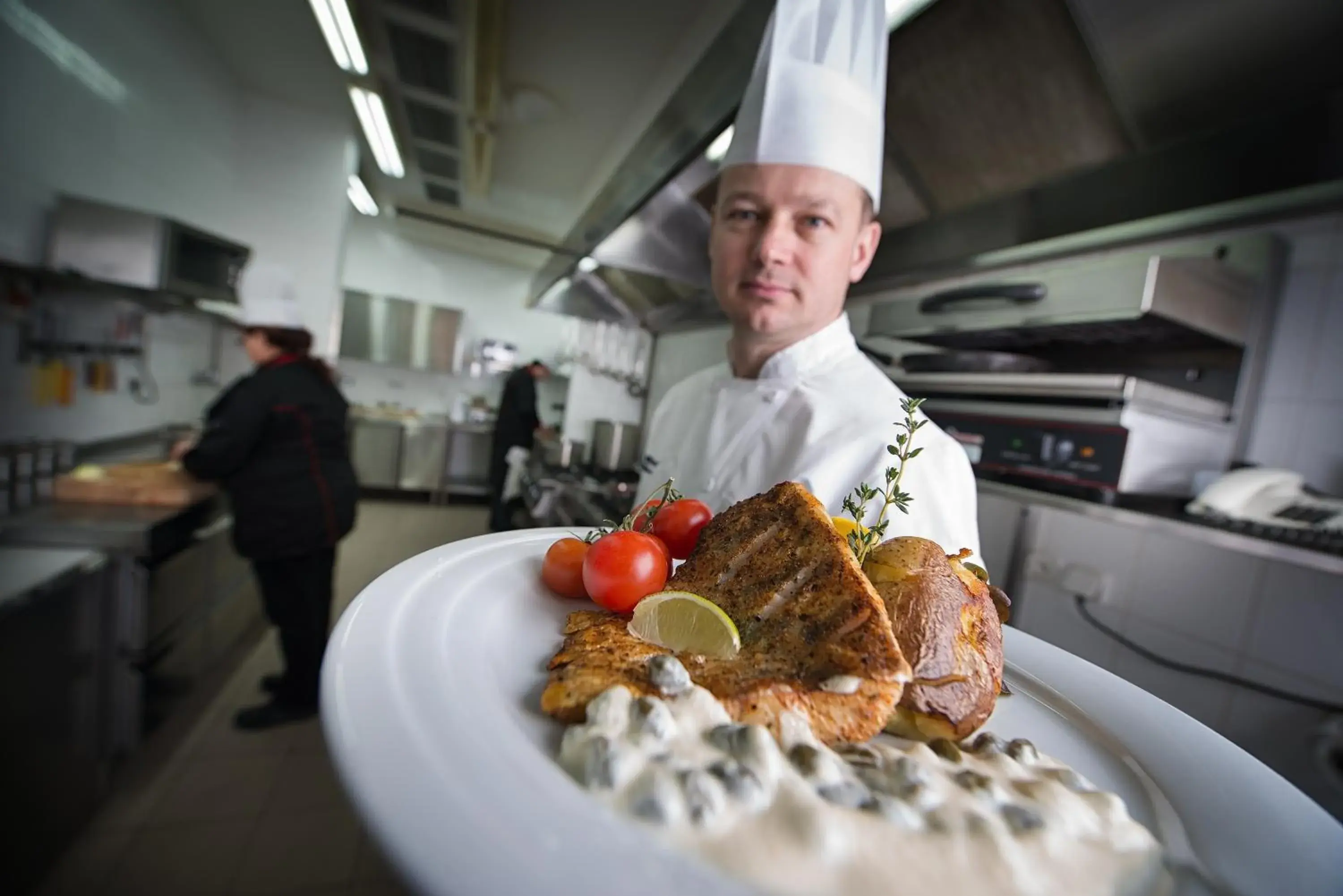 Food close-up in Hotel Podhrad