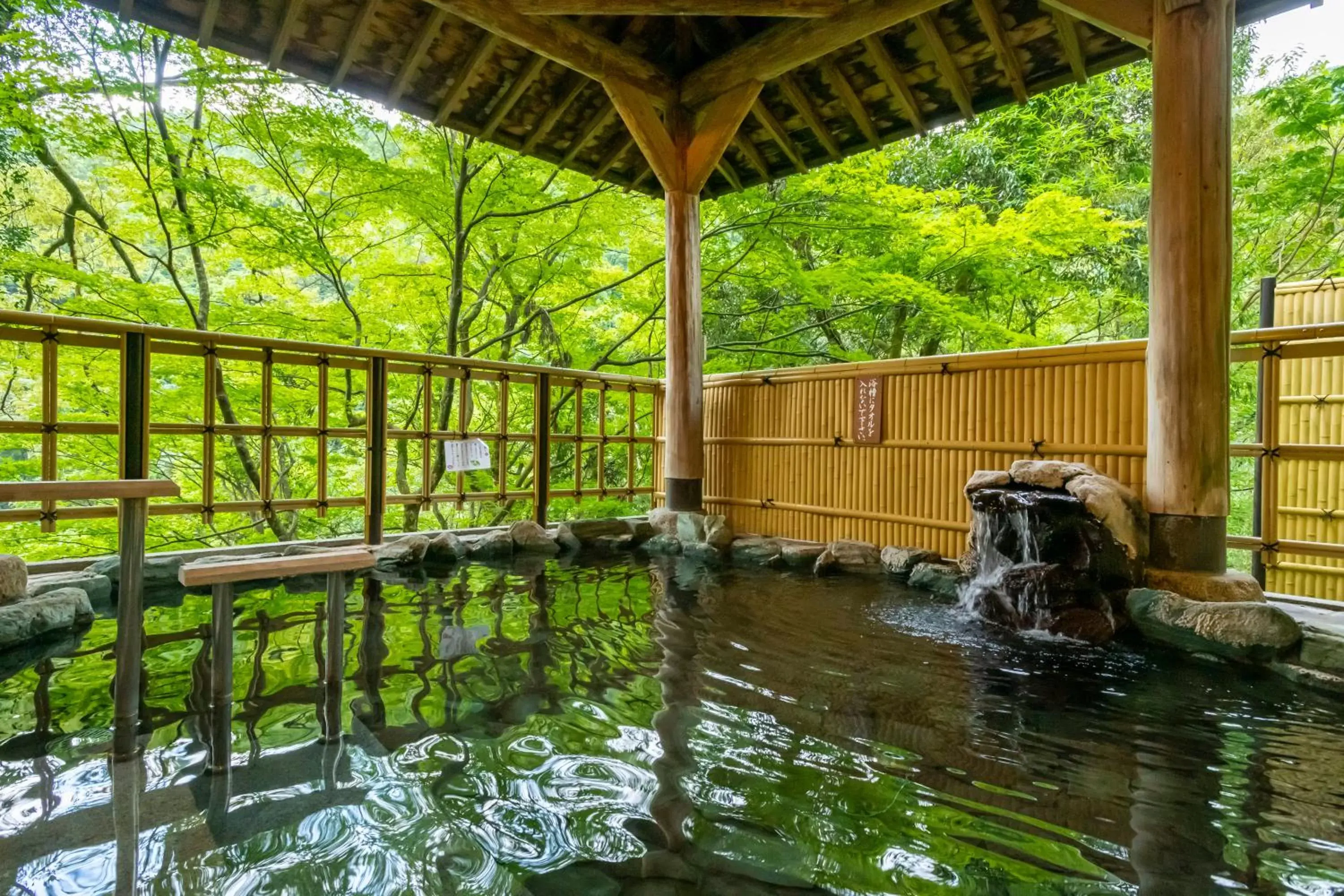 Hot Spring Bath in Yamanaka Onsen Hanatsubaki                                                 