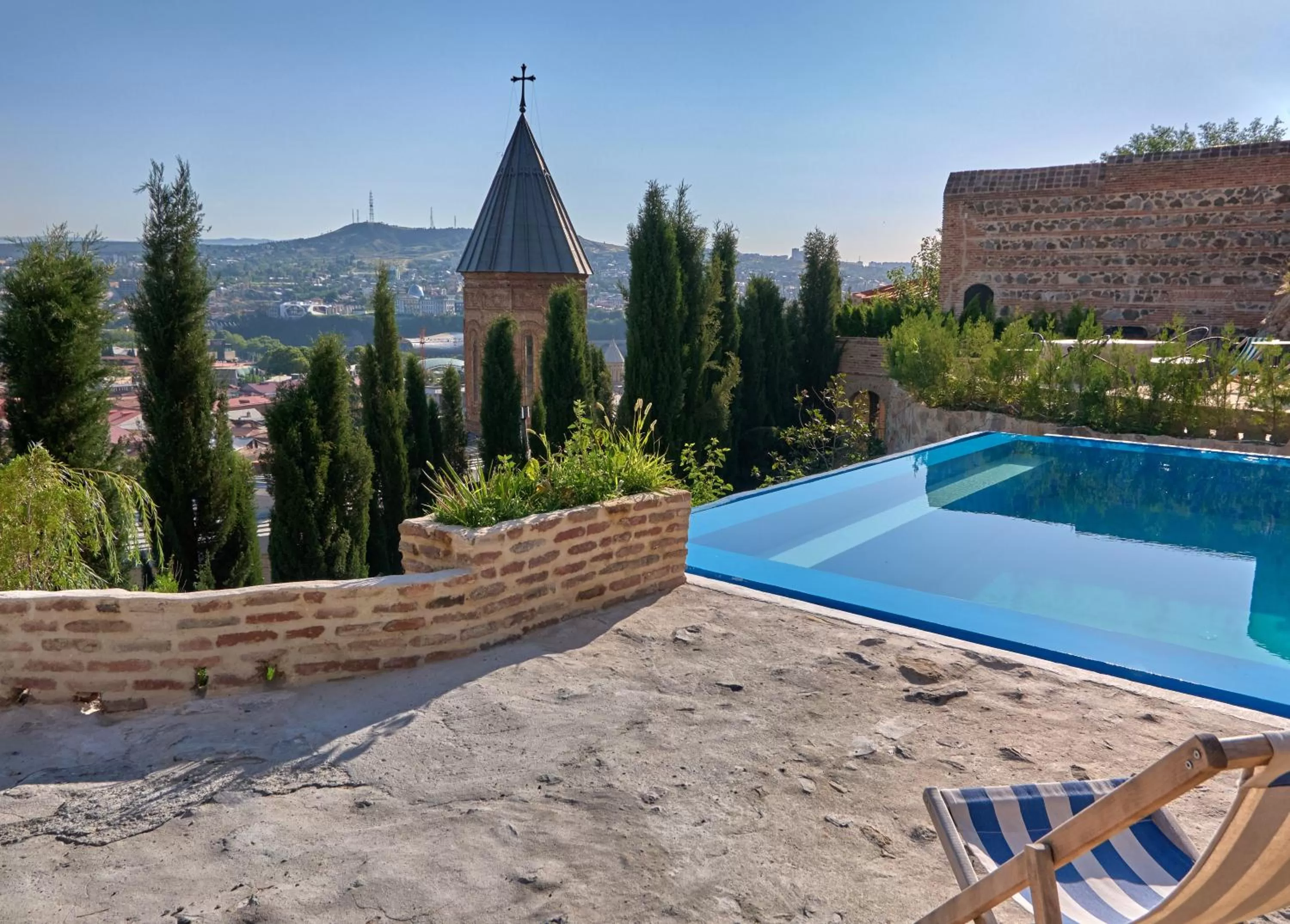 Swimming pool in Castle in Old Town