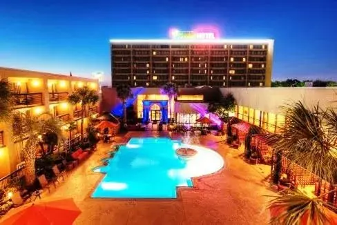 Night, Pool View in MCM Eleganté Hotel & Conference Center