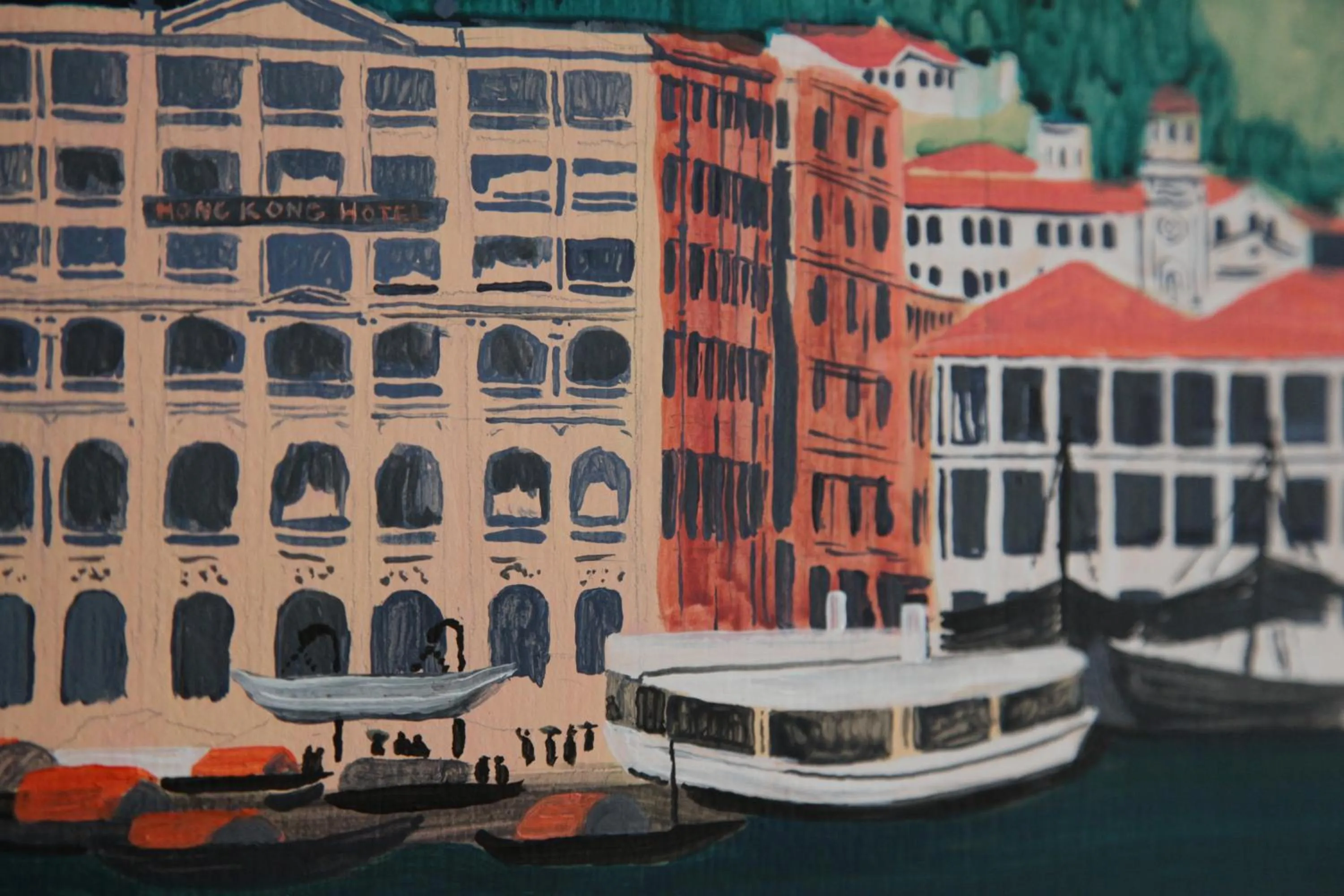 Decorative detail in Hop Inn