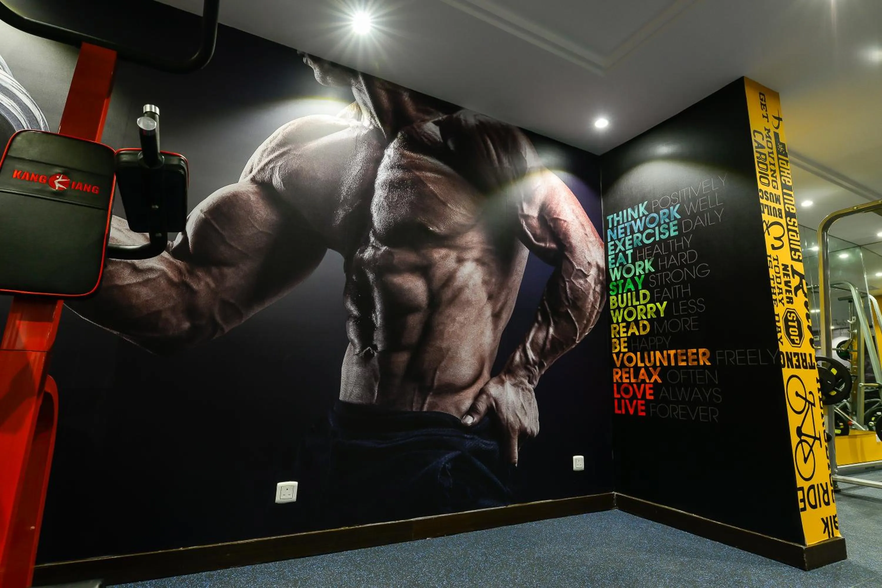 Fitness centre/facilities in Crown Town Hotel