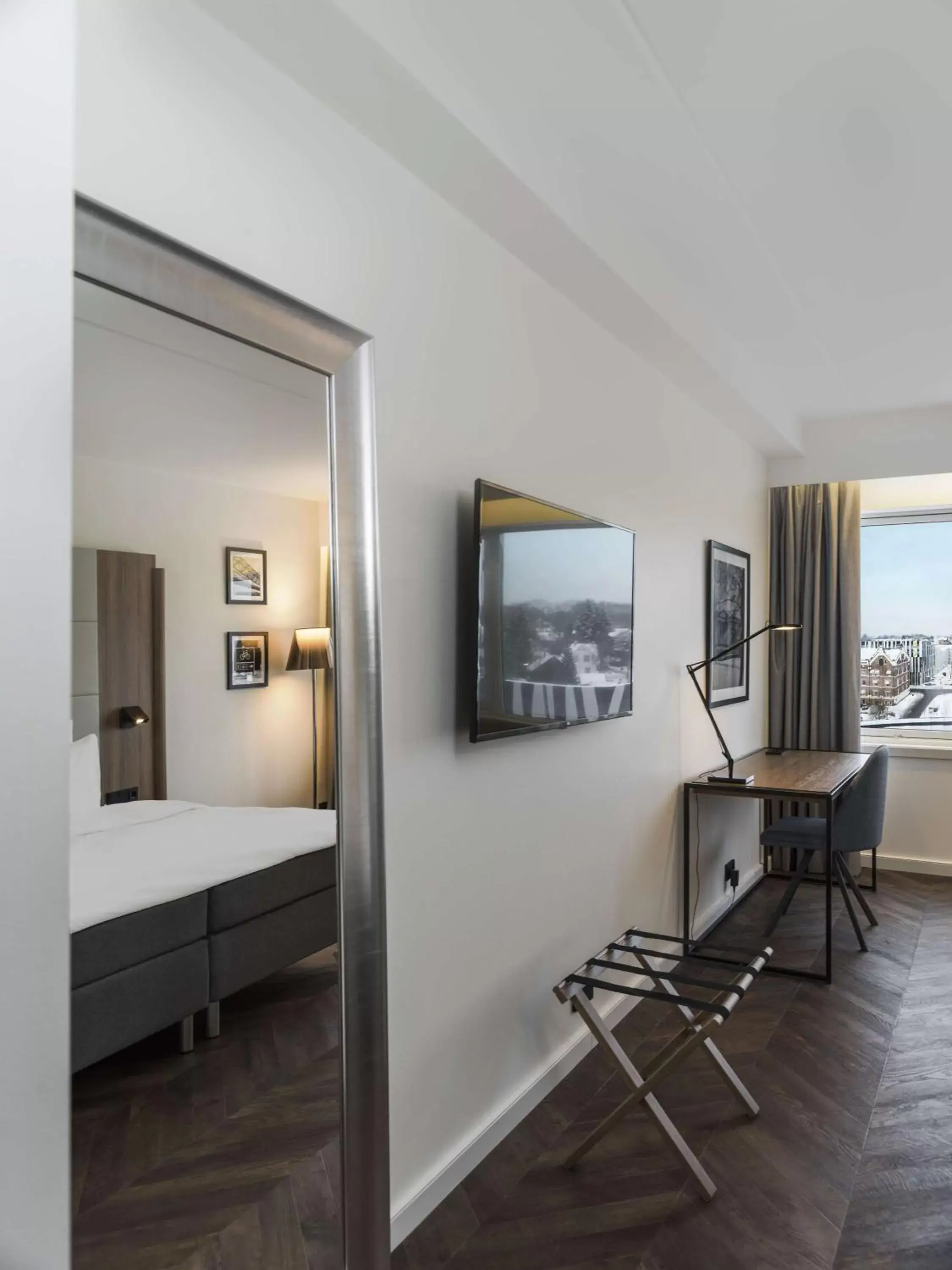 Photo of the whole room, TV/Entertainment Center in Radisson Blu Hotel Nydalen, Oslo