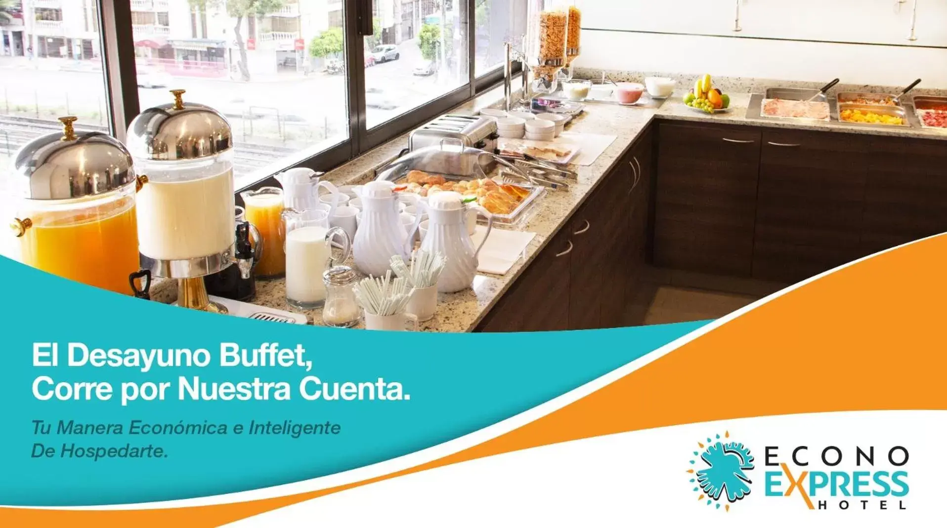 Buffet breakfast in Econo Express Hotel