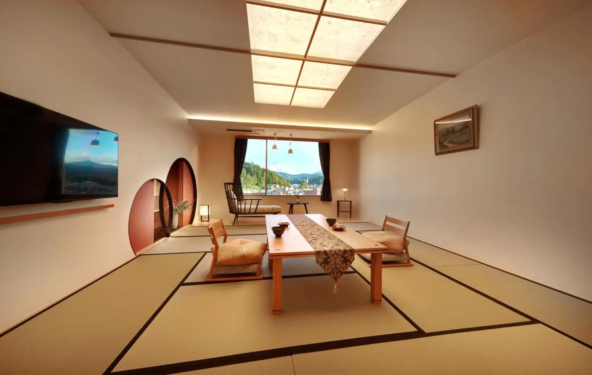 Living room in Honjin Hiranoya Kachoan