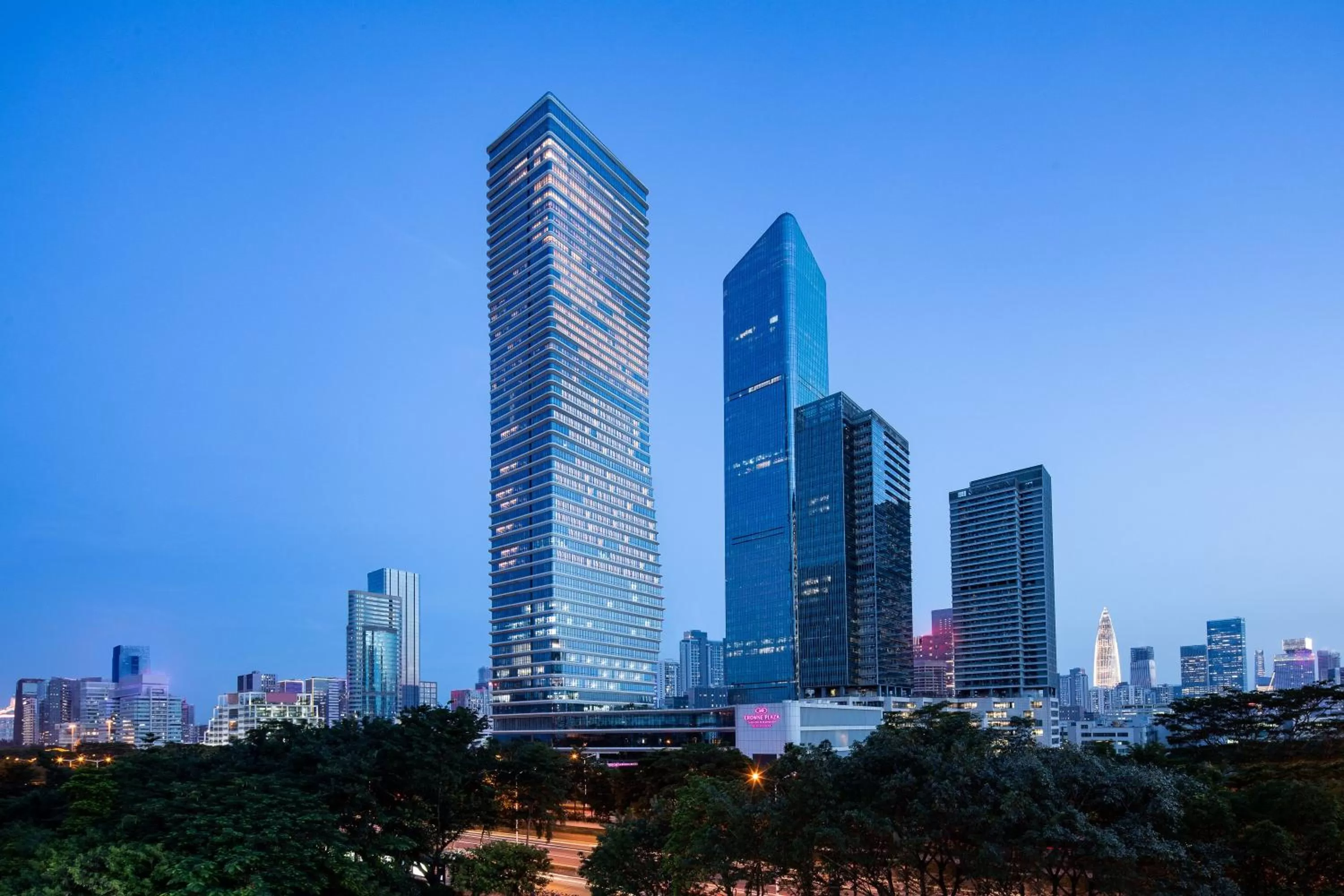 Property building in Crowne Plaza Shenzhen Nanshan by IHG