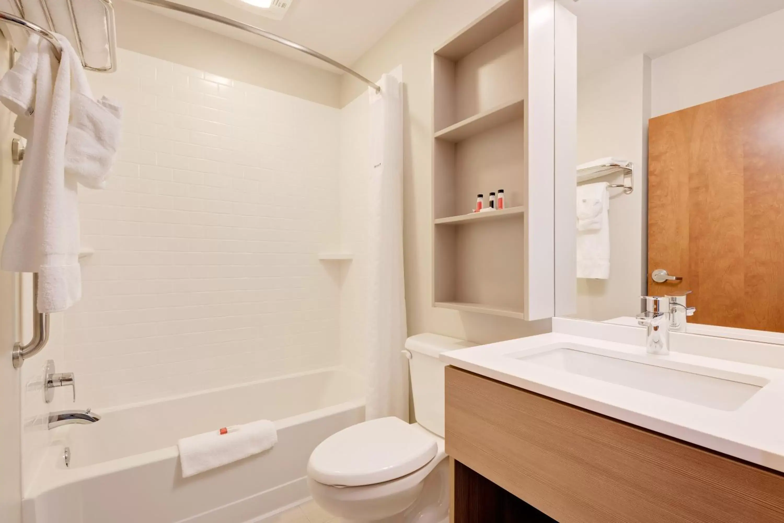 Bathroom in Microtel Inn & Suites by Wyndham Clarion