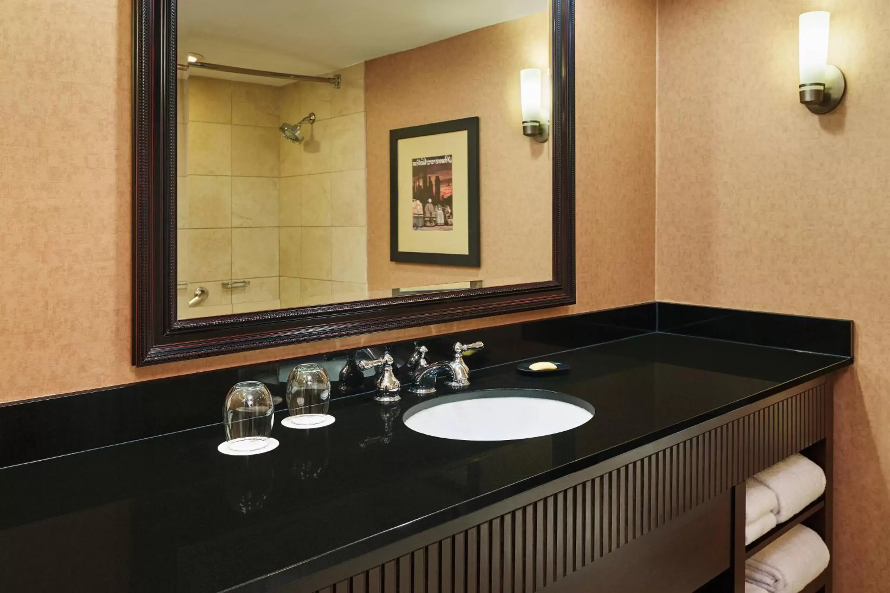 Bathroom in Sheraton Lisle Naperville Hotel