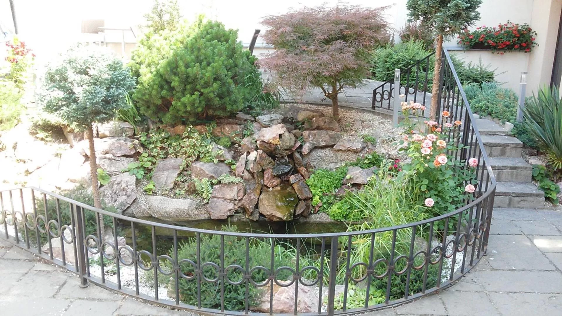 Garden in Hotel Litovel