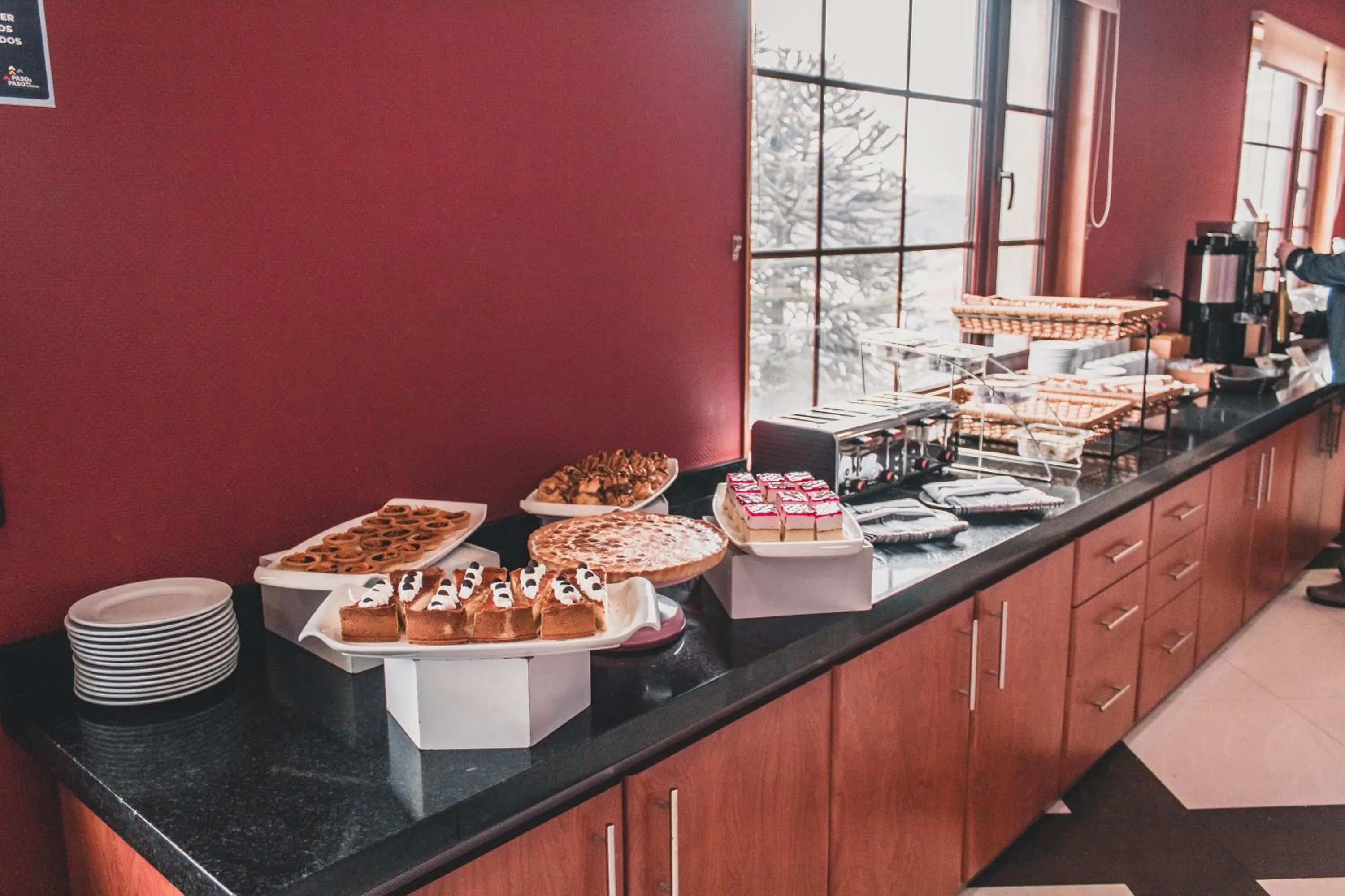 Buffet breakfast in Hotel Diego de Almagro Coyhaique