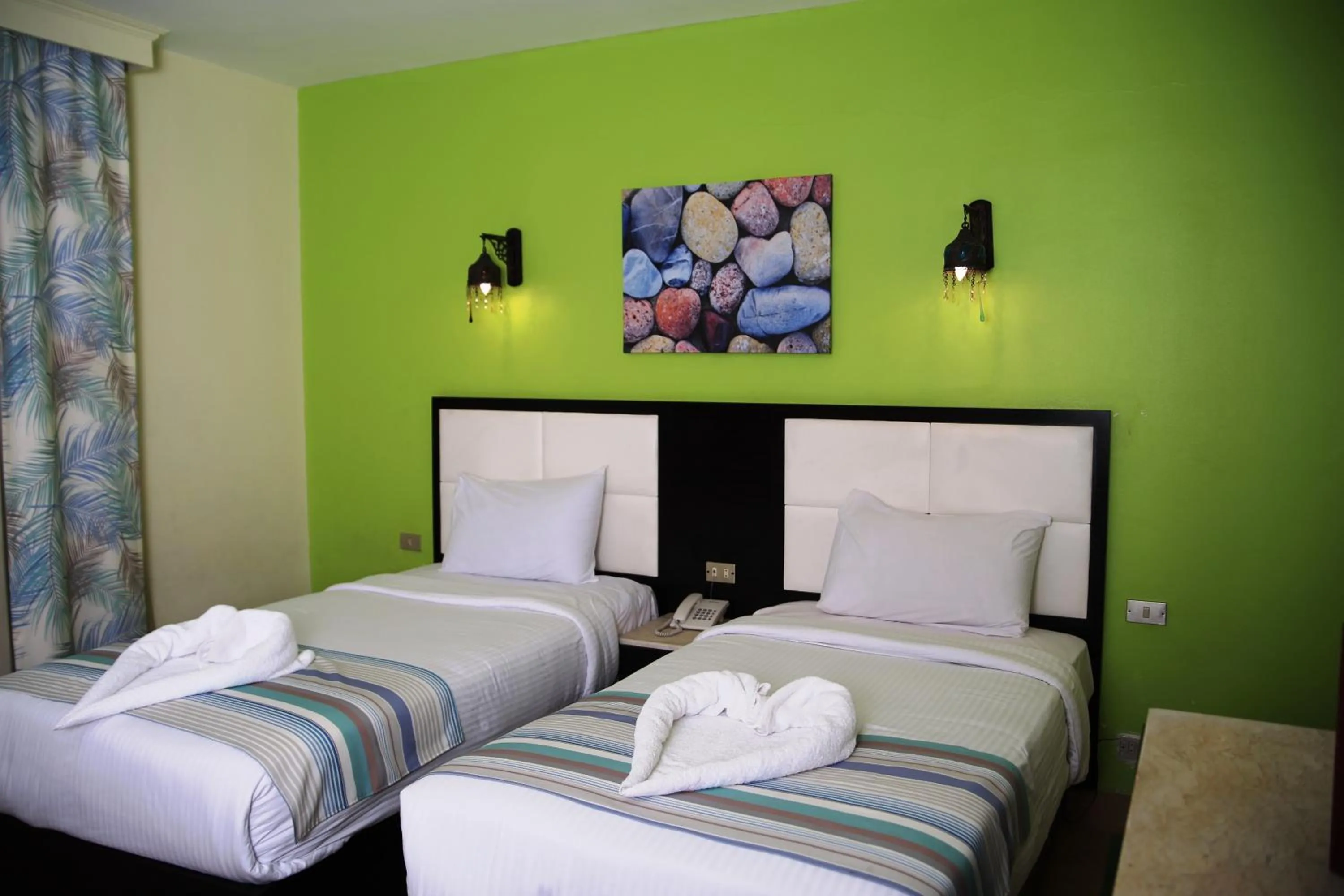 Bed in Naama Blue Hotel