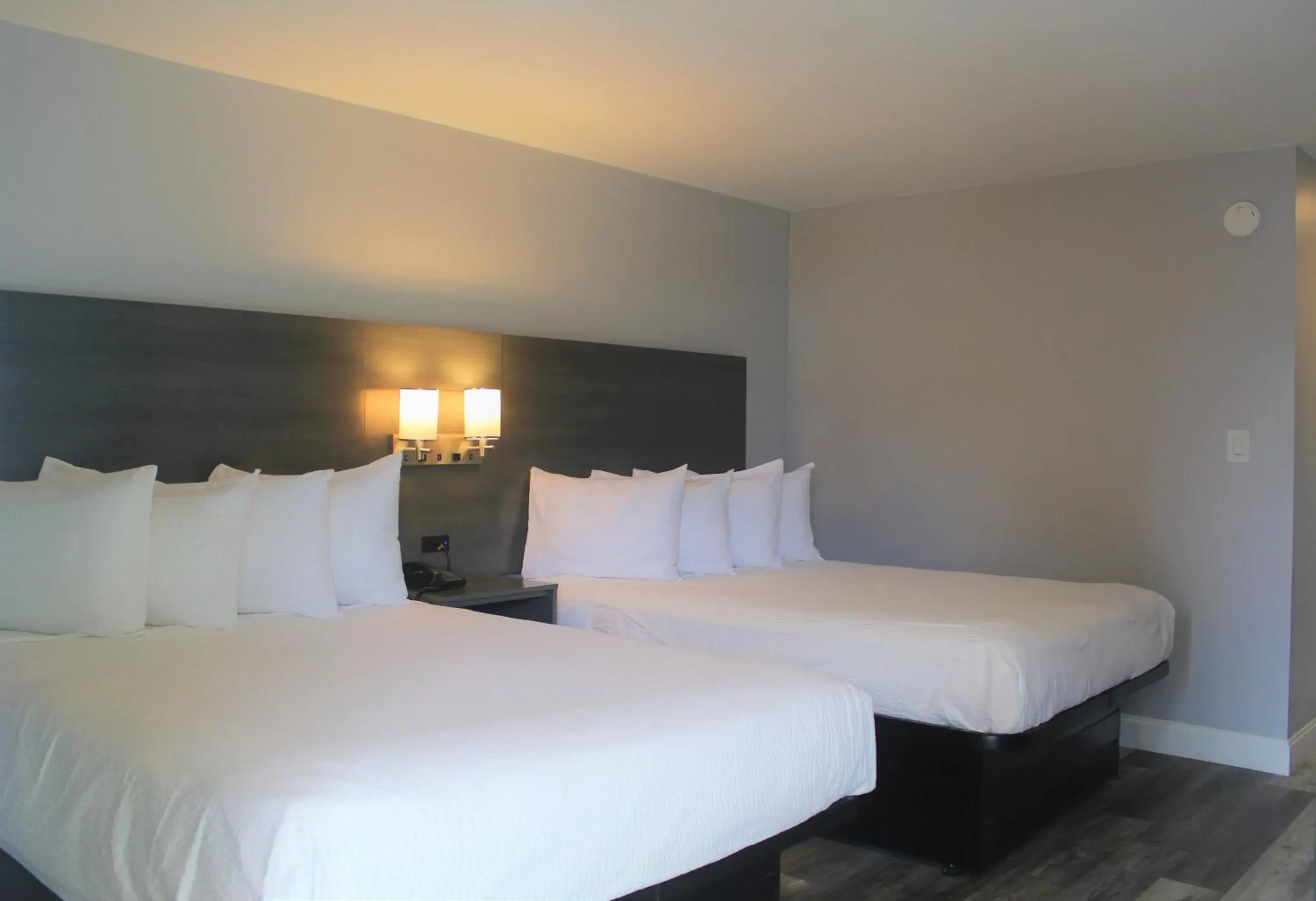 Bed in Travelodge by Wyndham Fresno Convention Center Area