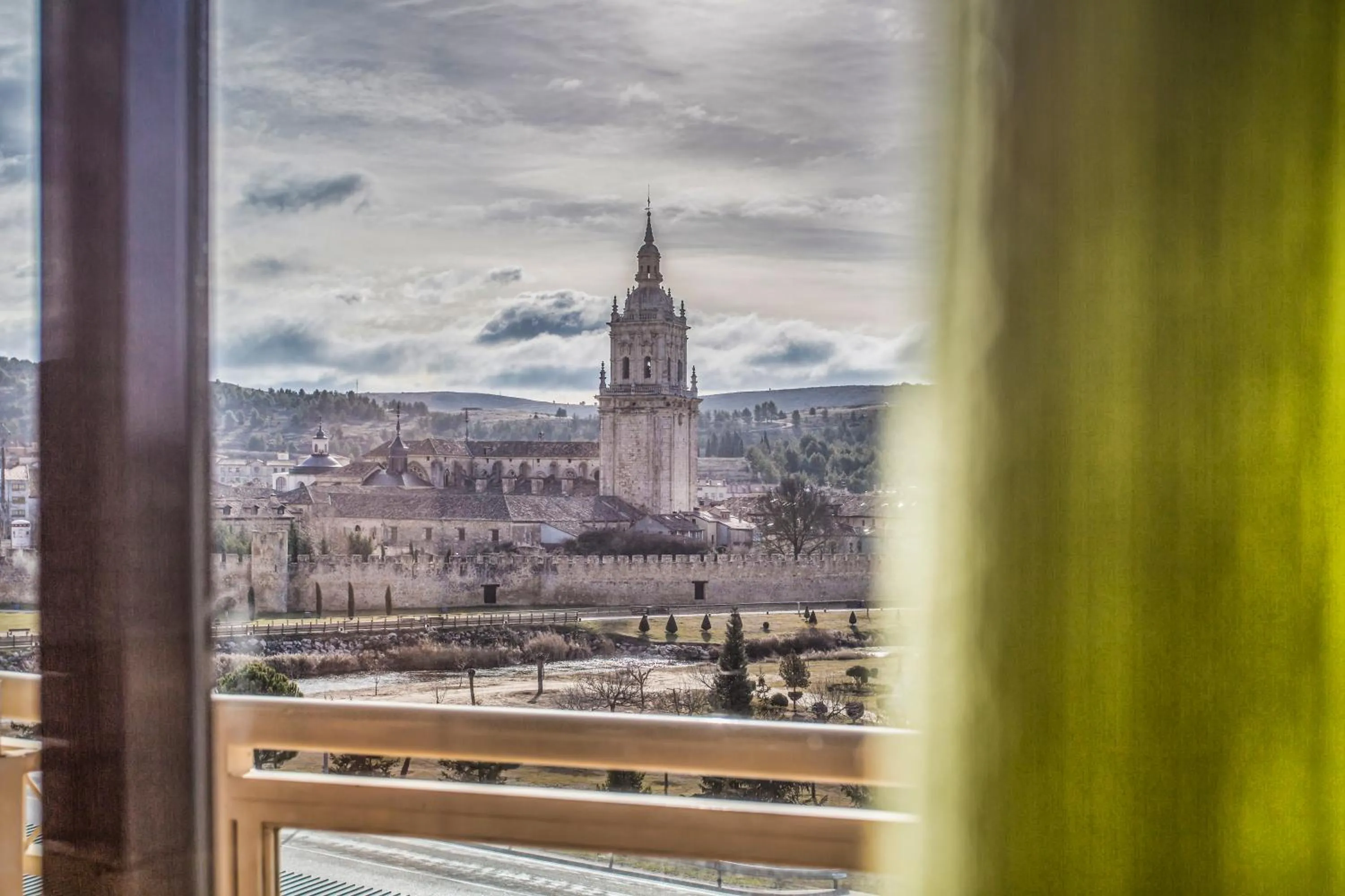 Balcony/Terrace in Hotel Spa Rio Ucero