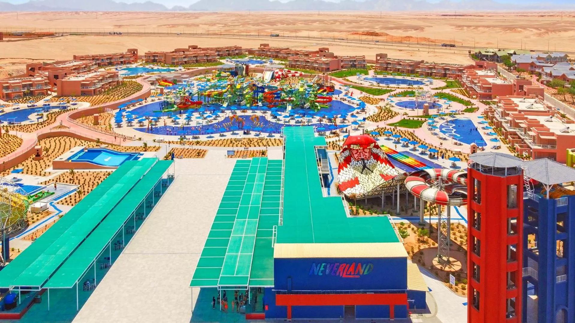 Aqua park in Neverland City Hurghada - Pickalbatros