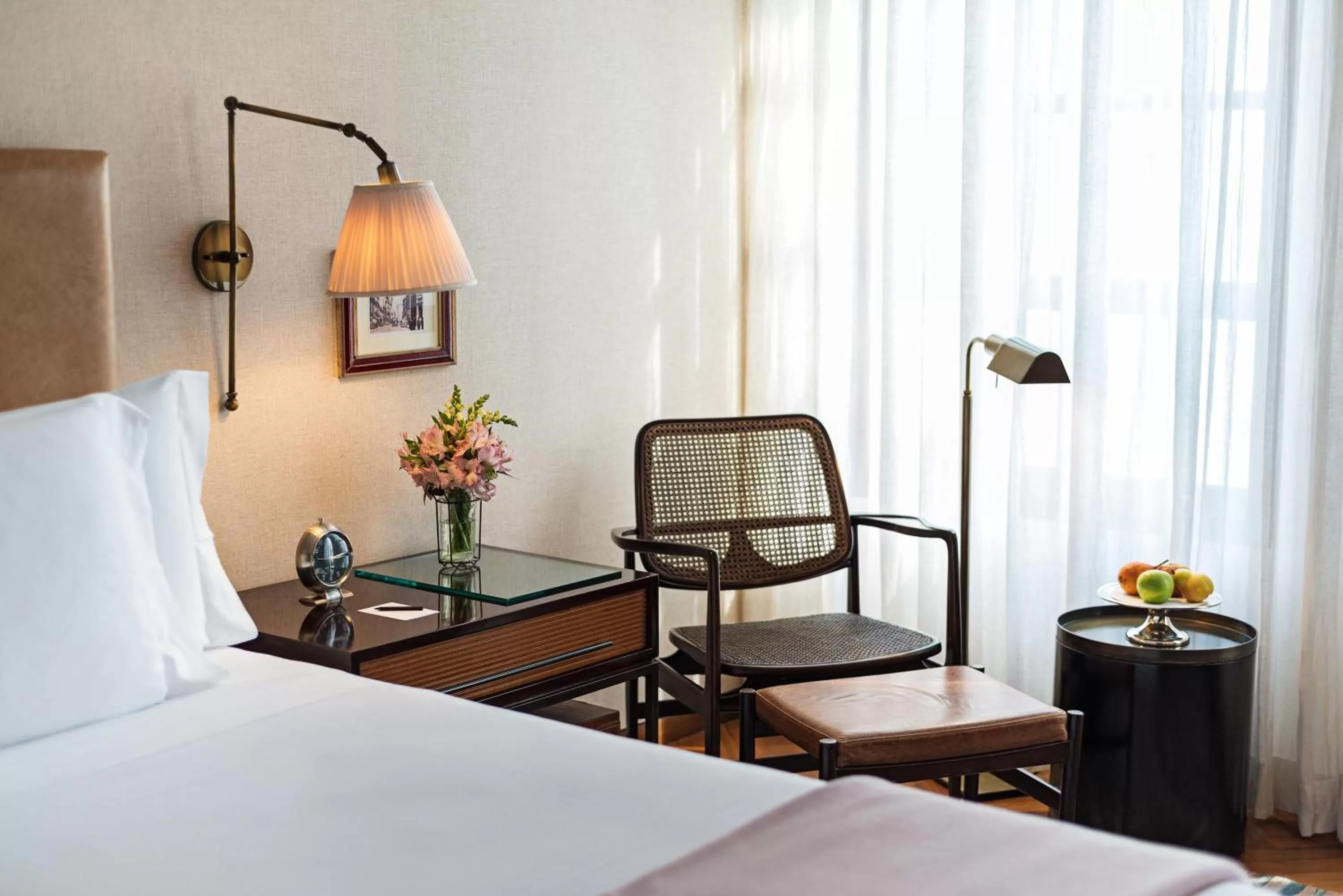 Decorative detail, Bed in Hotel Fasano Sao Paulo