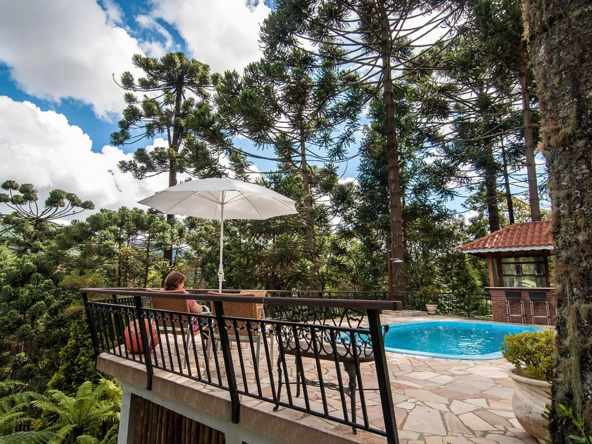 Swimming pool in Pousada Ricanto Amore Mio