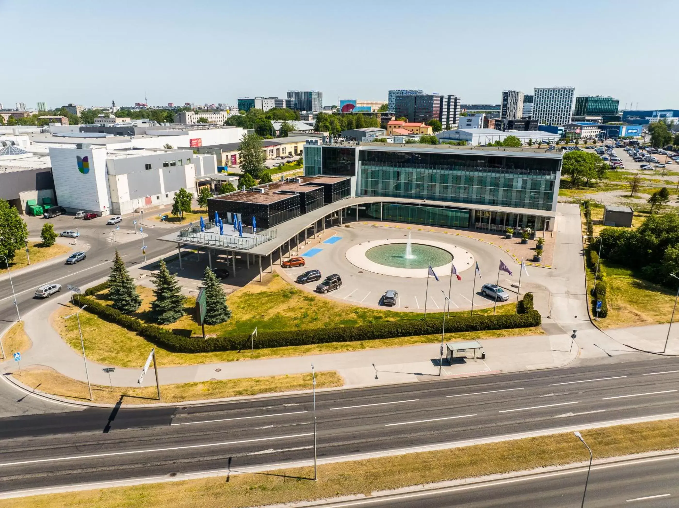 Property building, Bird's-eye View in Mercure Tallinn