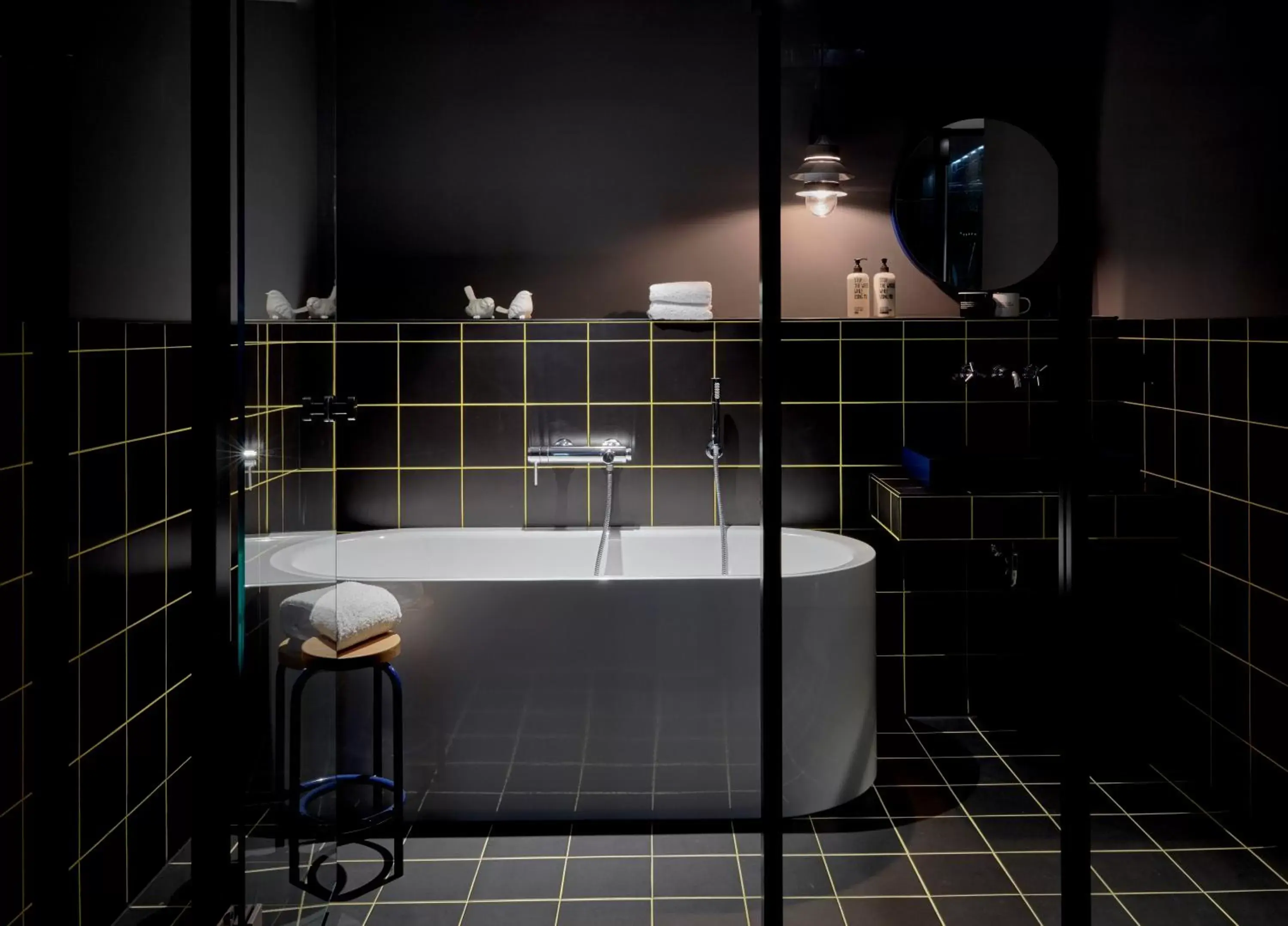 Bathroom in 25hours Hotel Das Tour Bathroom in 25hours Hotel Das Tour