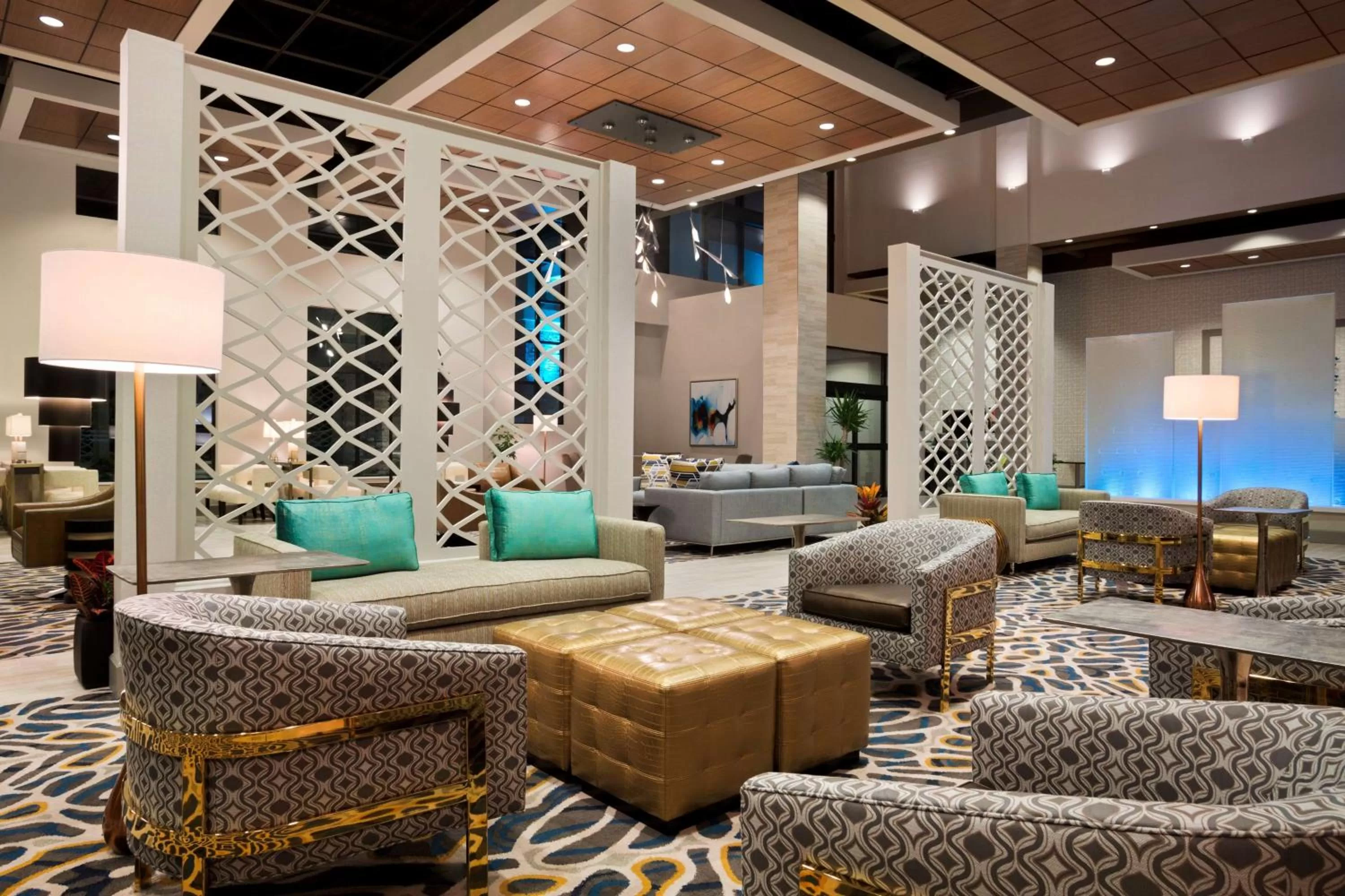 Lobby or reception in Embassy Suites by Hilton McAllen Convention Center