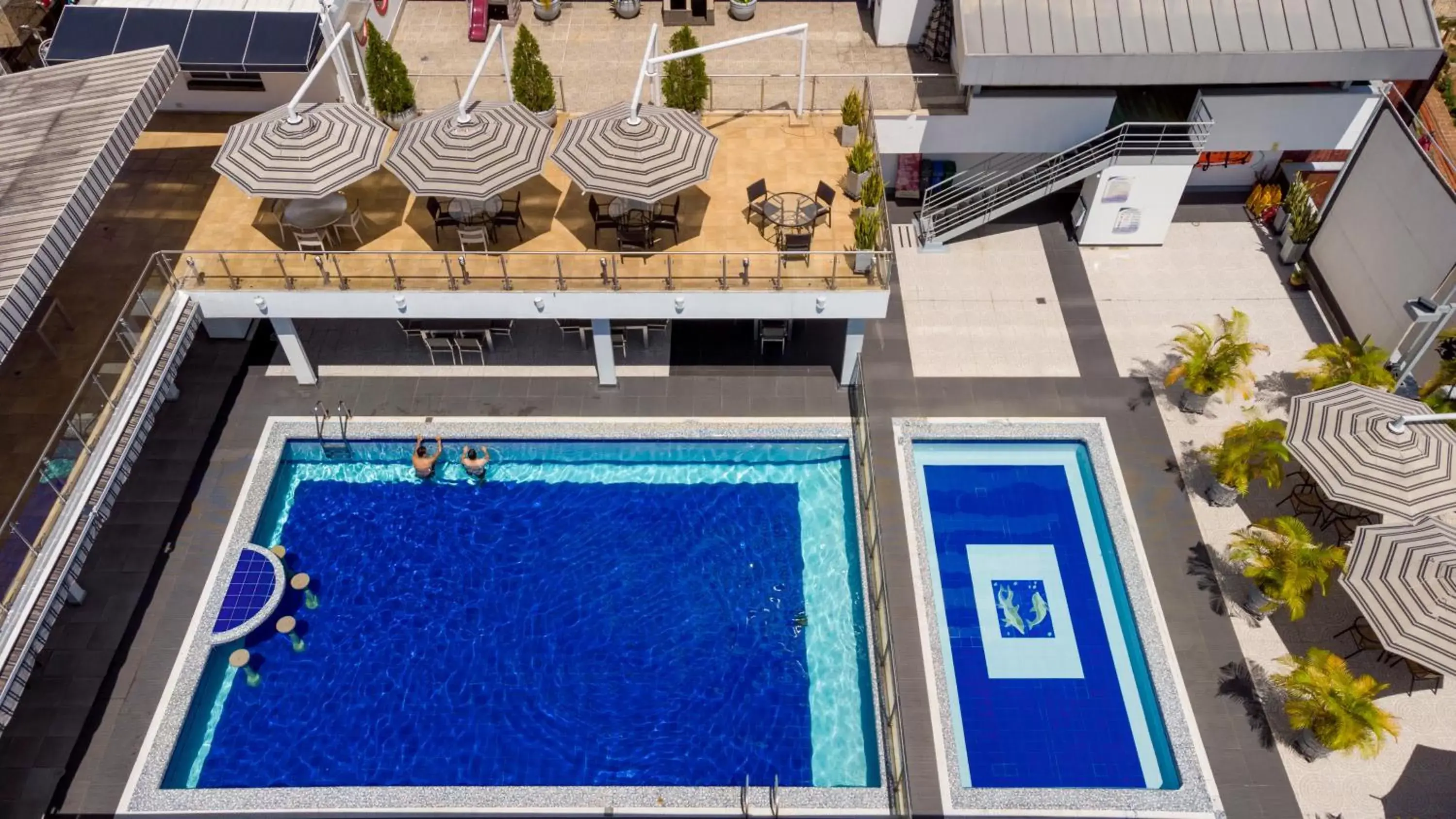 Pool View in Hotel Chicamocha