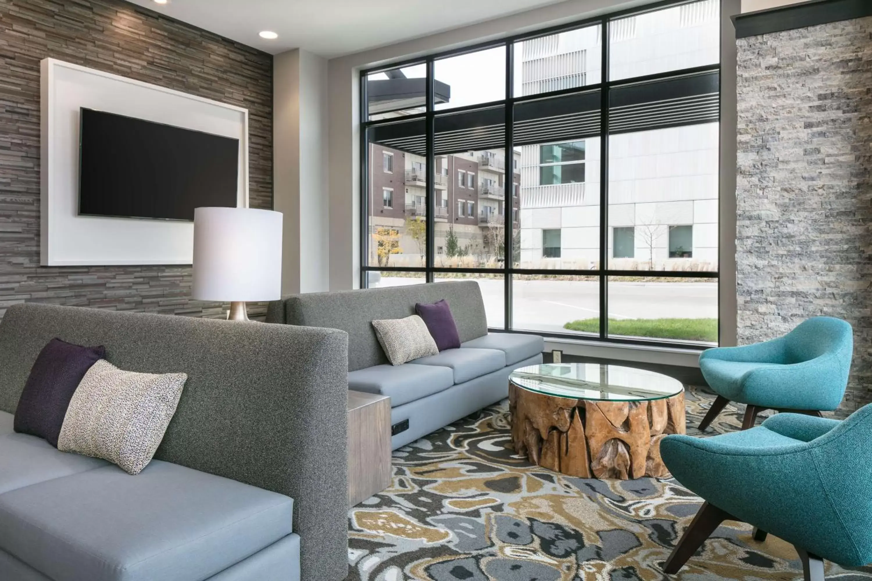 Lobby or reception, Seating Area in Hilton Garden Inn Iowa City Downtown University