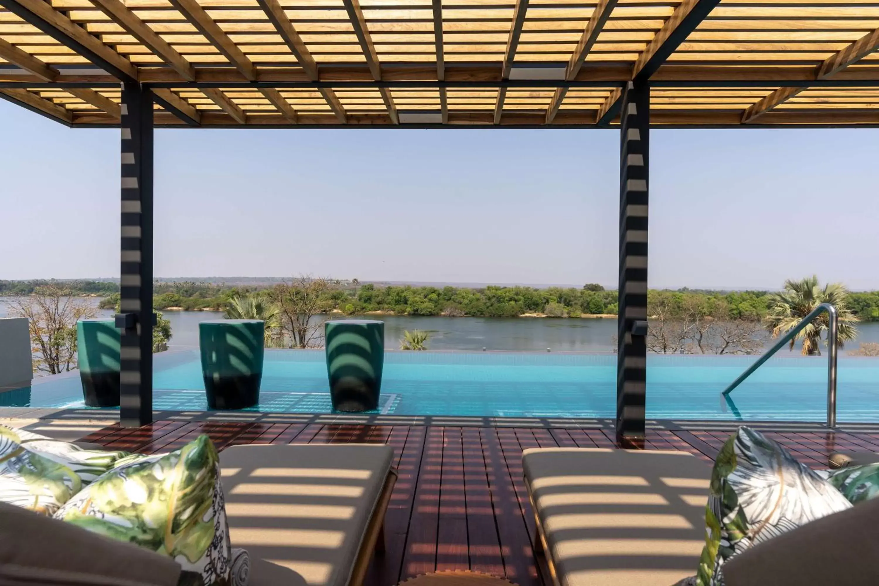 Pool view in Radisson Blu Mosi-oa-Tunya Livingstone Resort