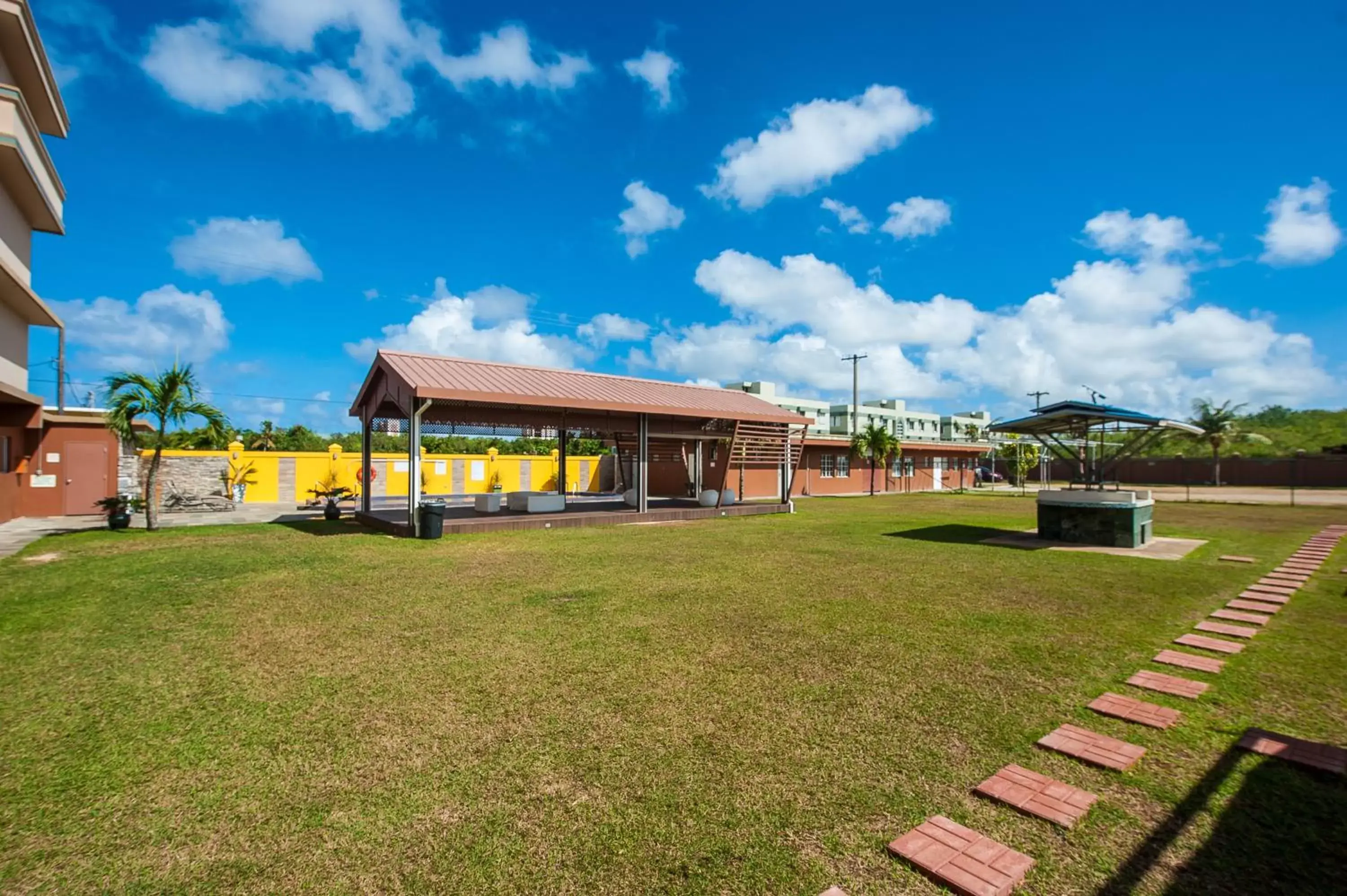 BBQ facilities, Property Building in Wyndham Garden Guam
