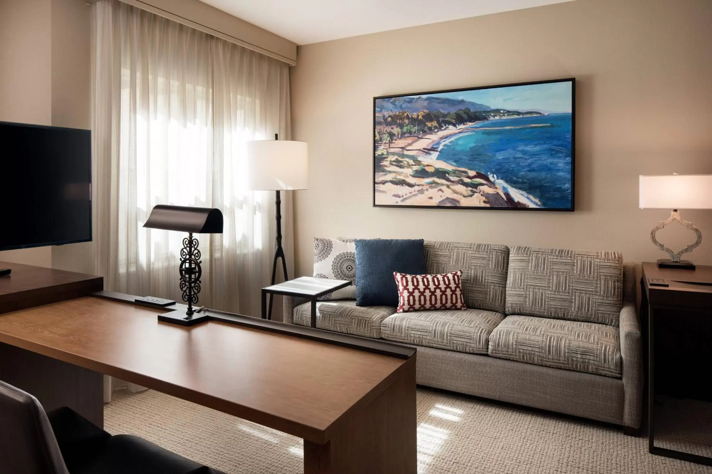 Living room, Seating Area in Residence Inn by Marriott Santa Barbara Goleta