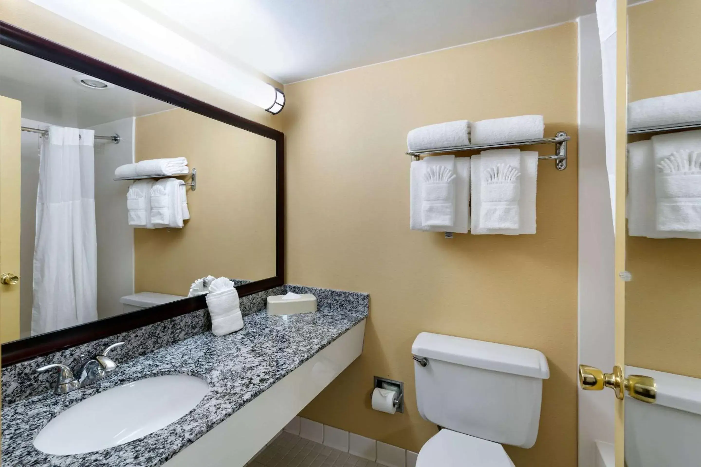 Bathroom in Clarion Inn Falls Church- Arlington