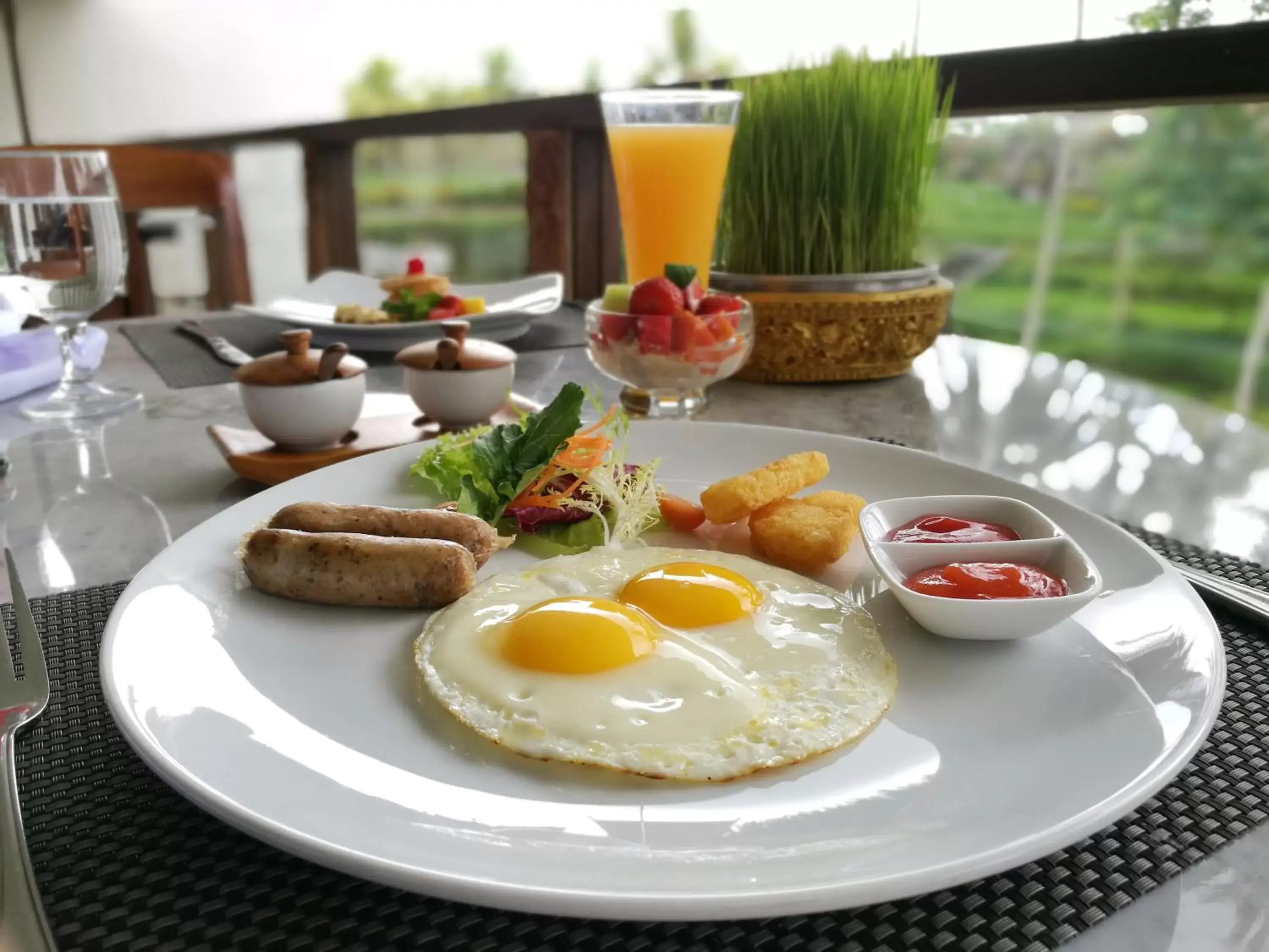 Buffet breakfast in Kamandalu Ubud Buffet breakfast in Kamandalu Ubud