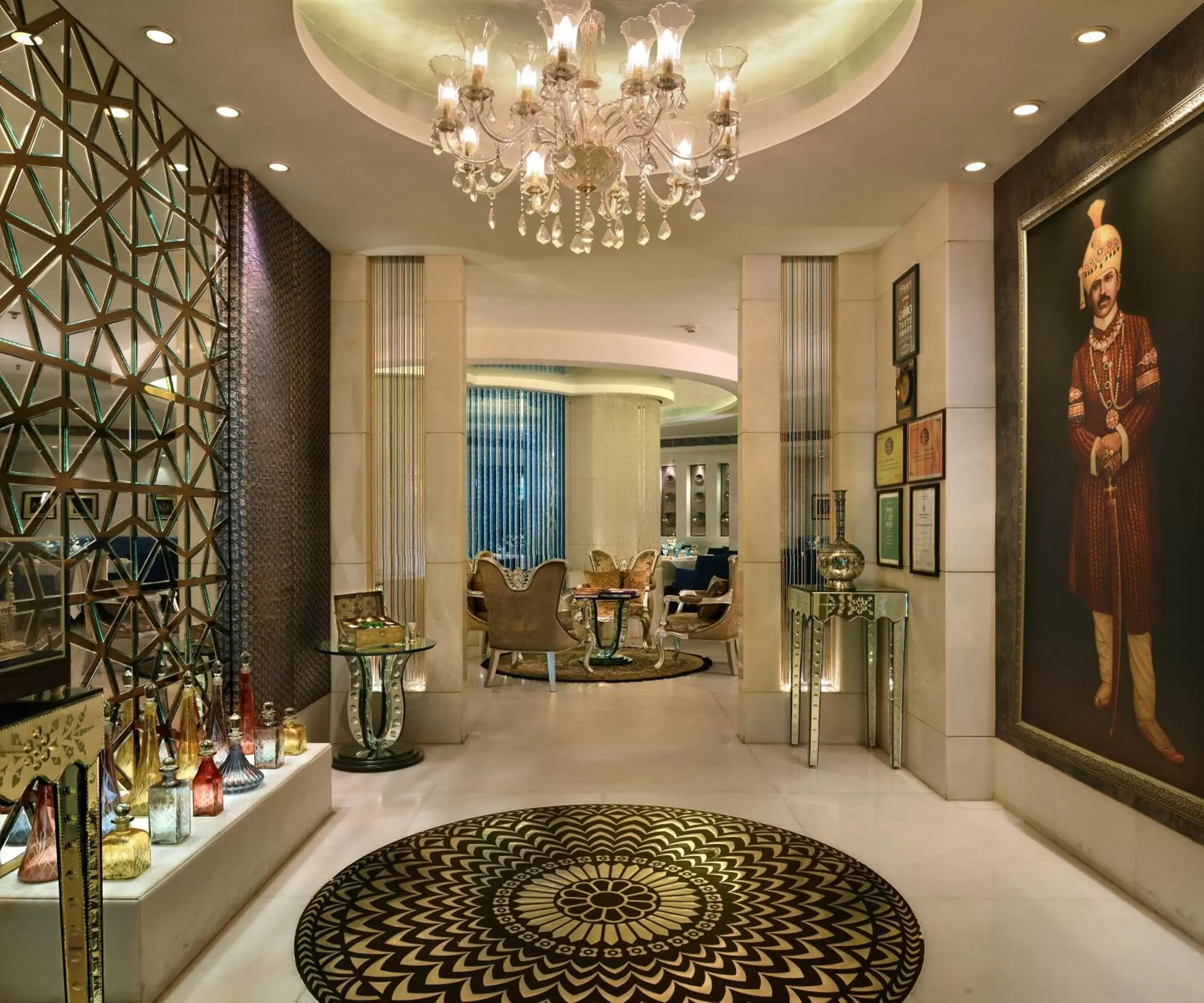 Decorative detail, Lobby/Reception in The Golkonda Hotel