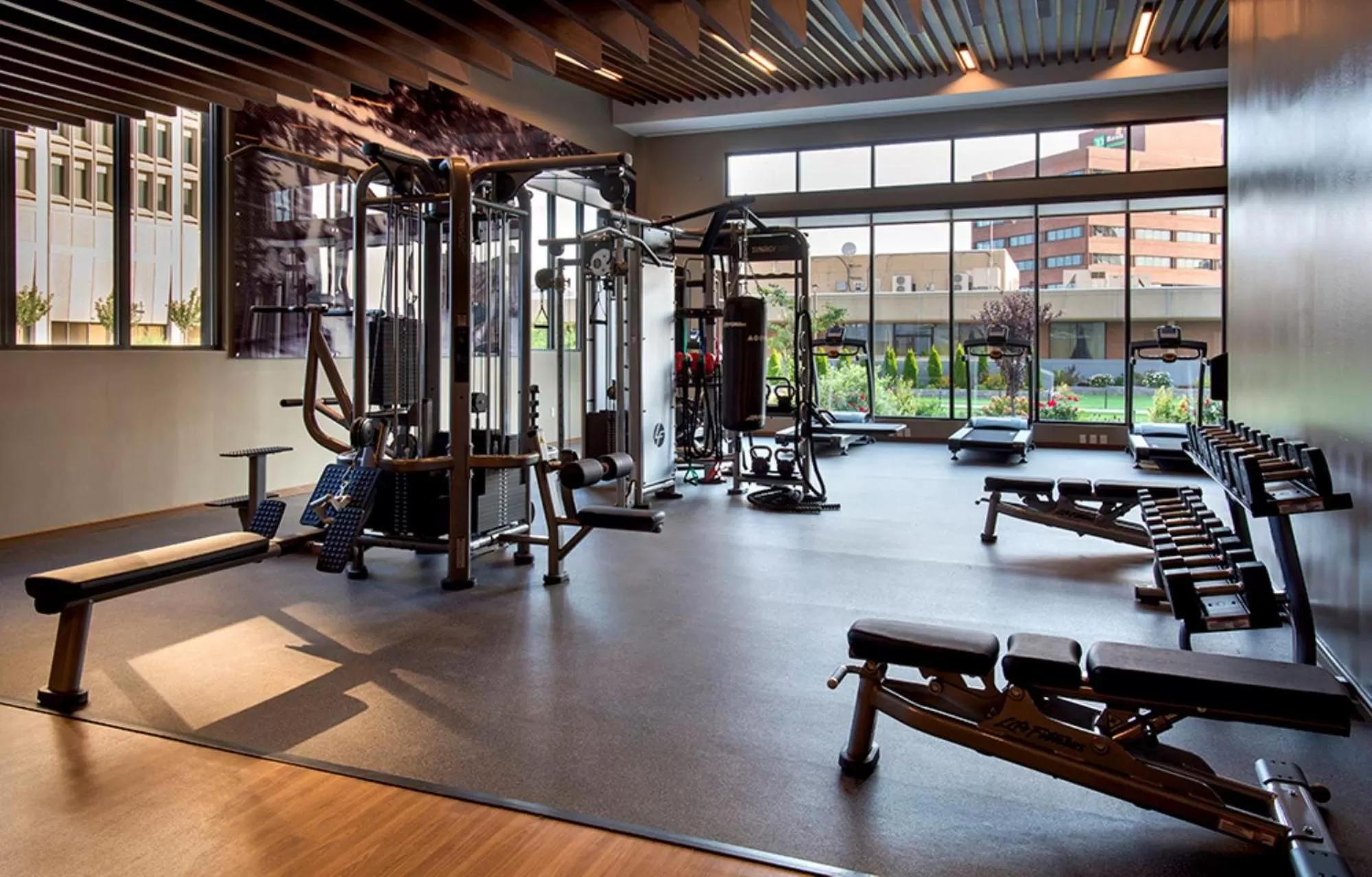 Fitness centre/facilities in Marriott Springfield Downtown