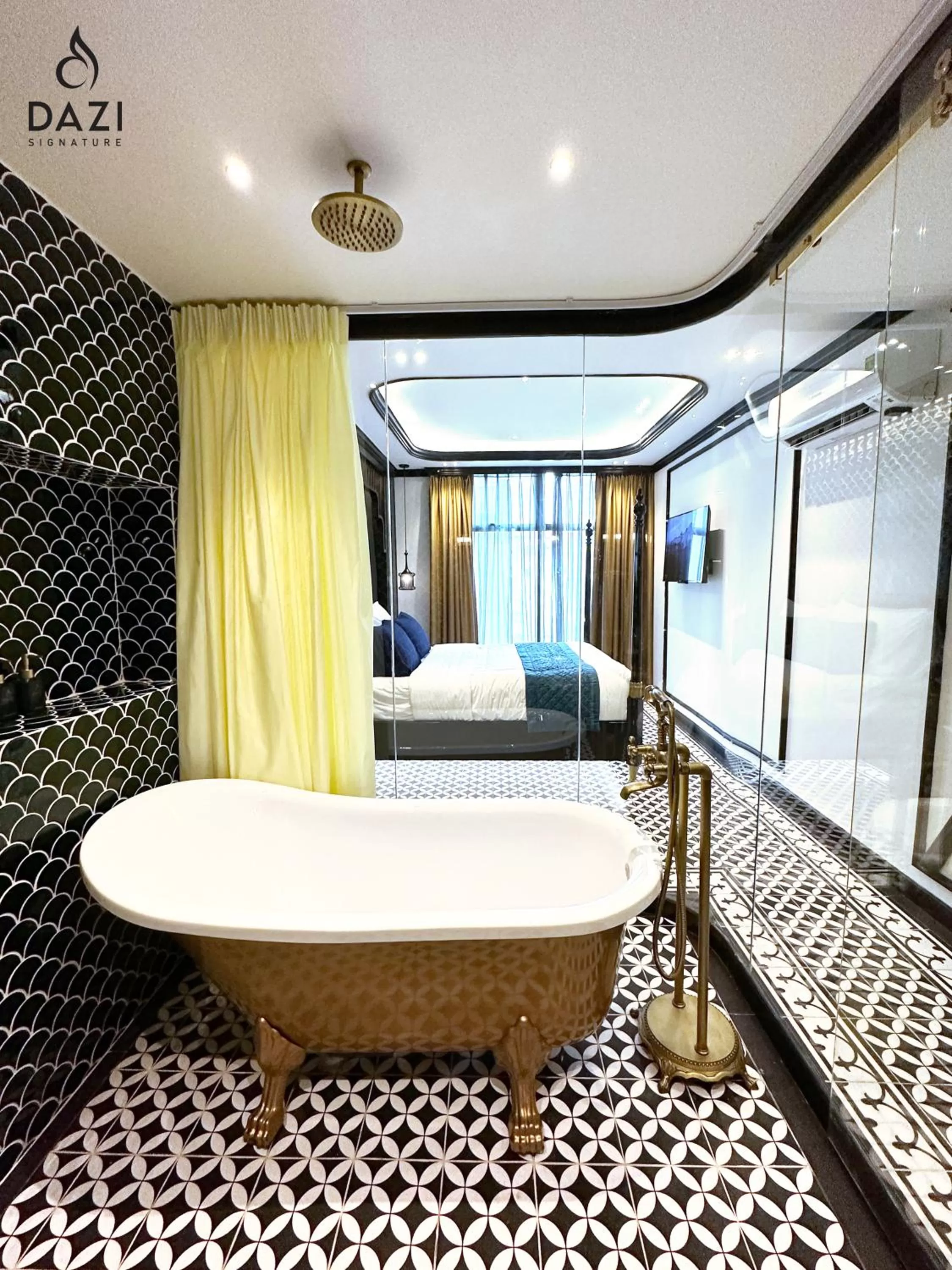 Bathroom, Bed in Dazi Signature