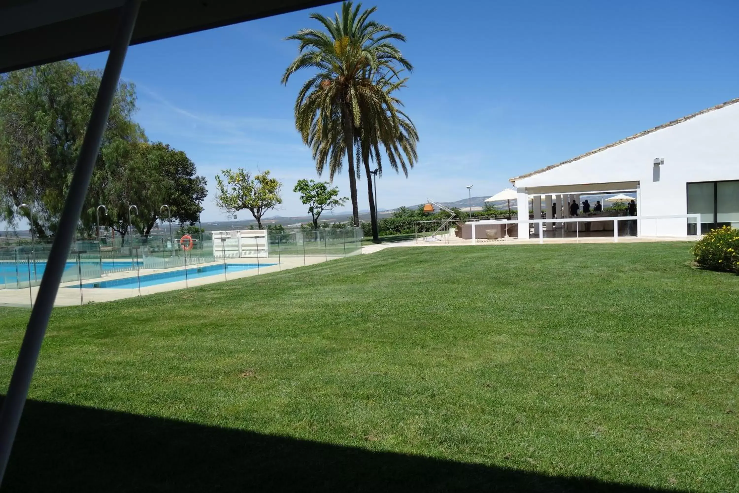Pool view in Parador de Antequera Pool view in Parador de Antequera