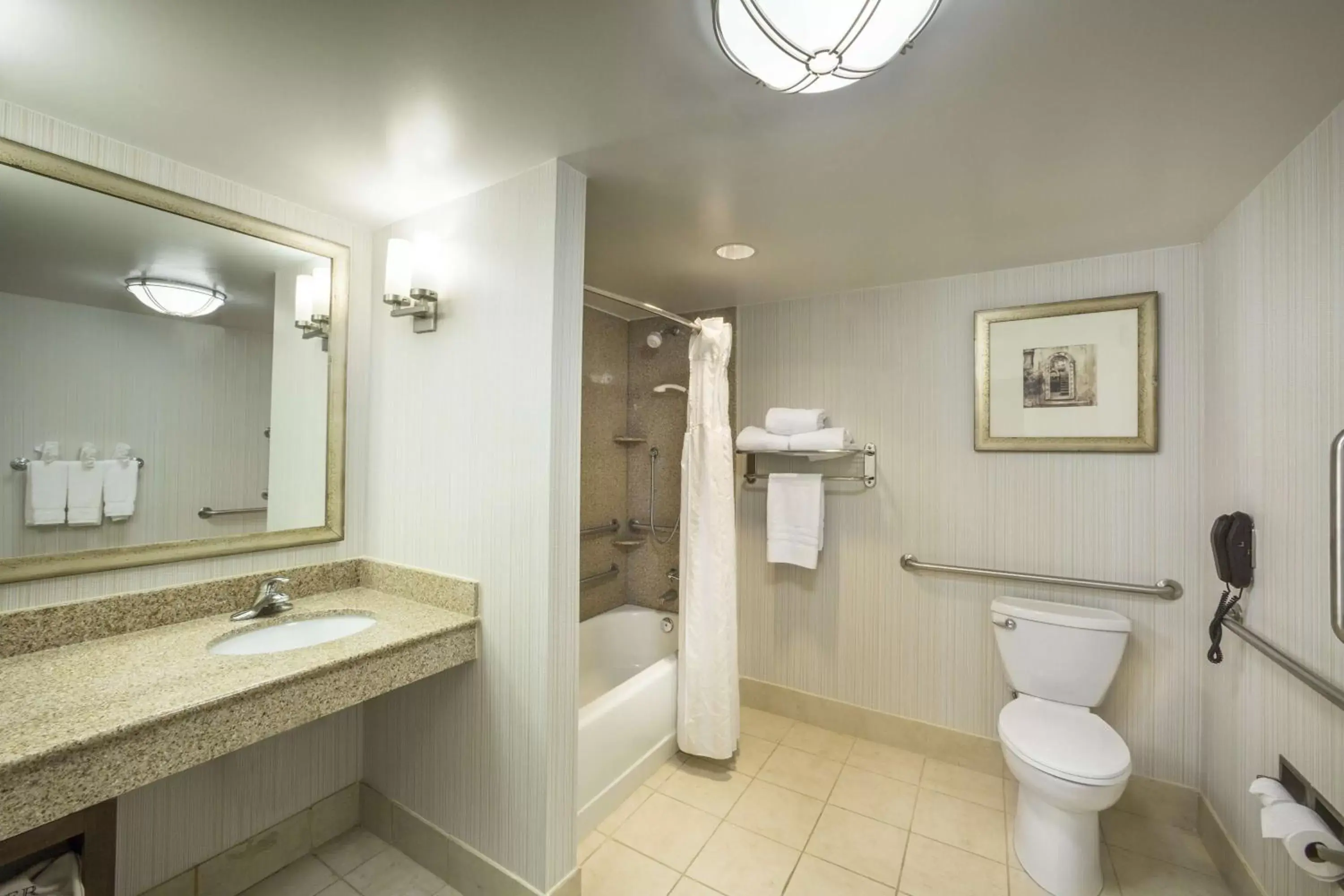 Bathroom in Hilton Garden Inn Hampton Coliseum Central