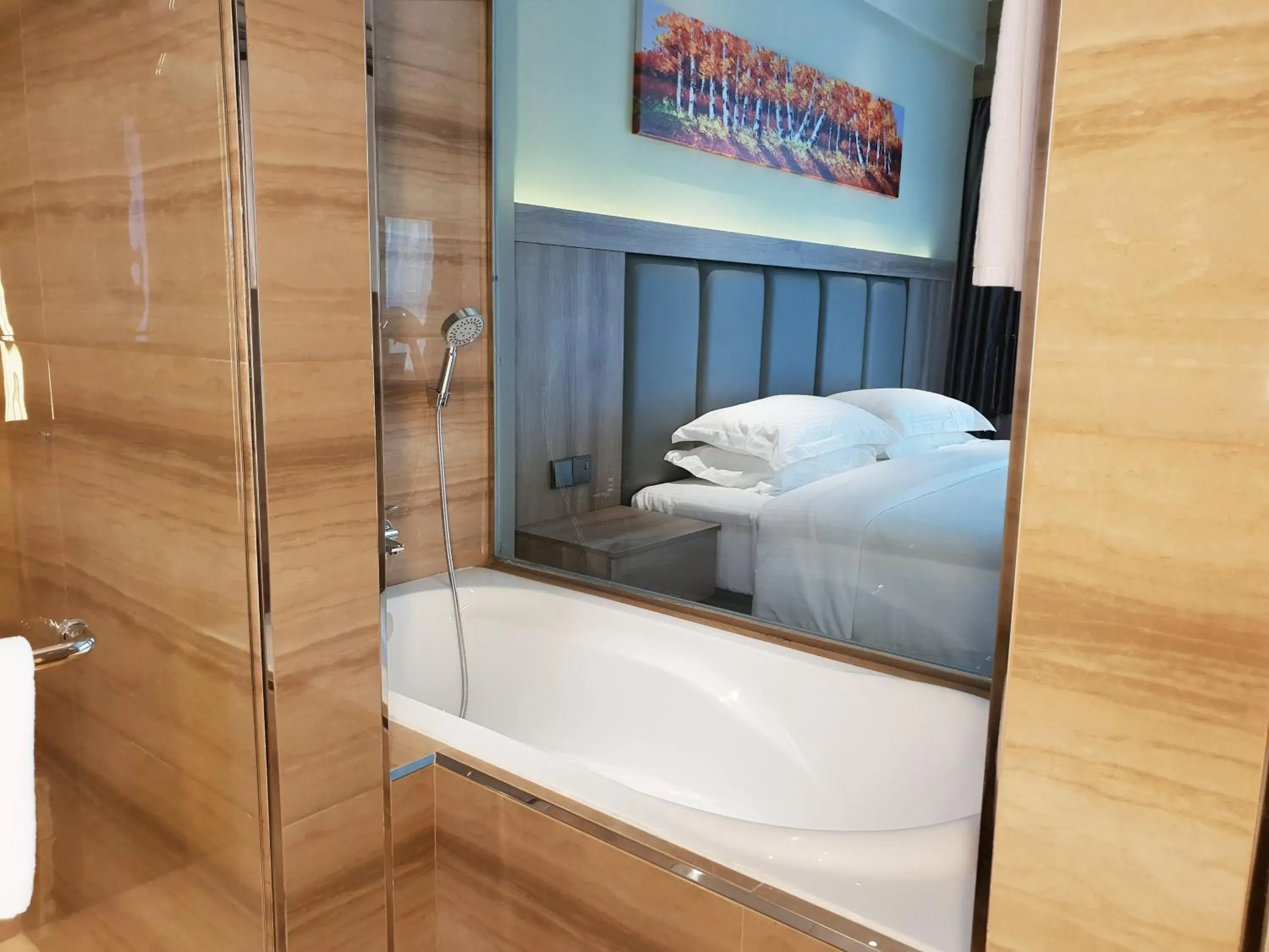 Bed in KSL Hot Spring Resort Bed in KSL Hot Spring Resort