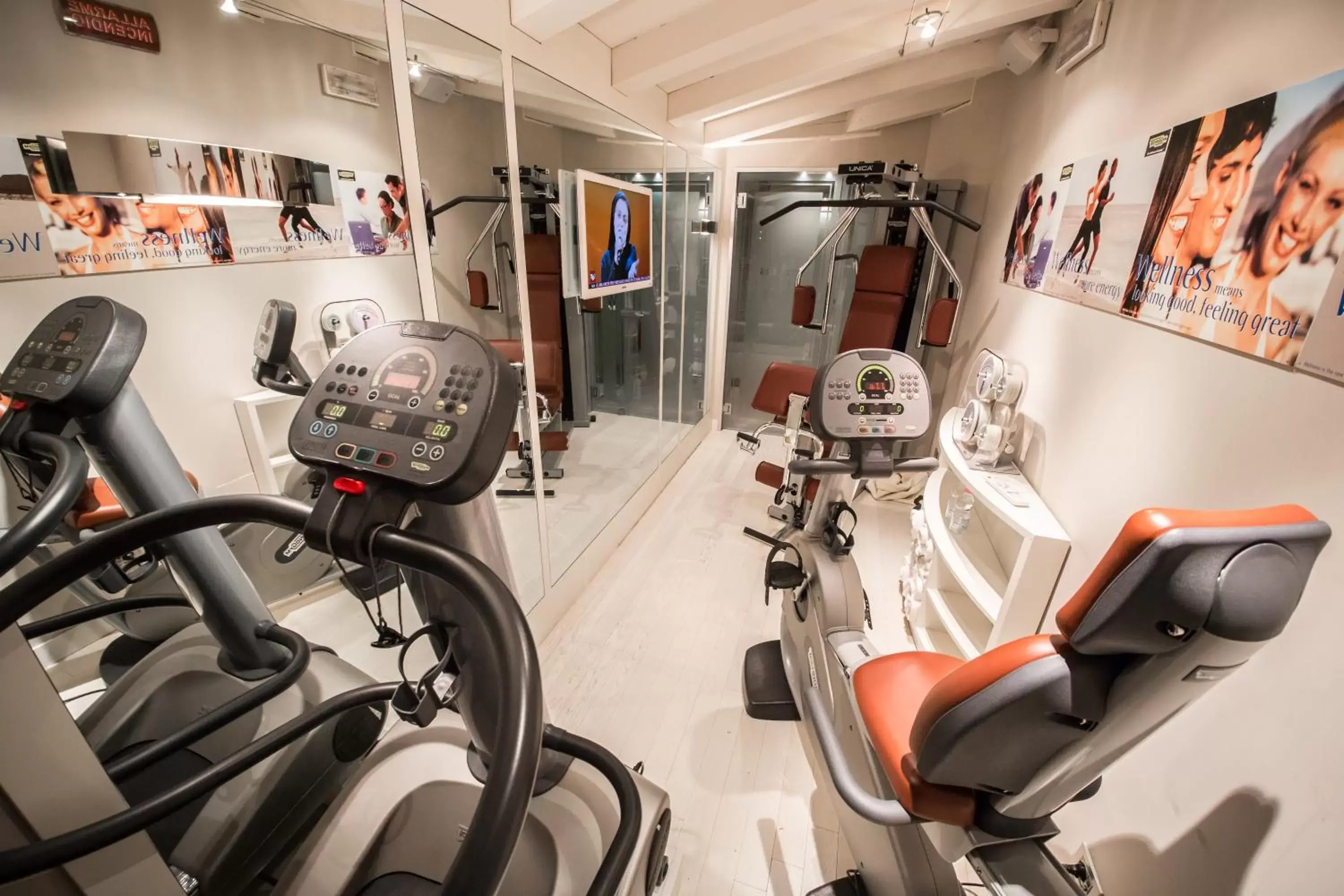 Fitness centre/facilities in Victoria Hotel Letterario Fitness centre/facilities in Victoria Hotel Letterario
