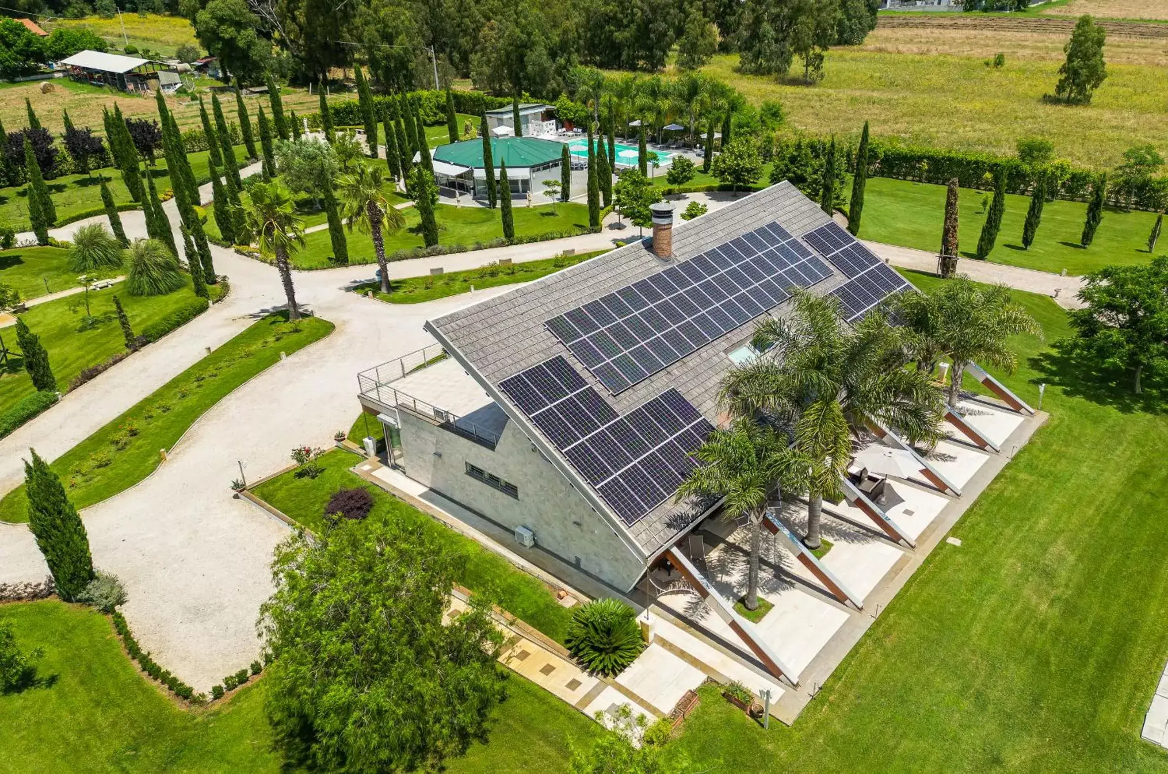 Bird's eye view, Bird's-eye View in Casale Delle Ronde B&B