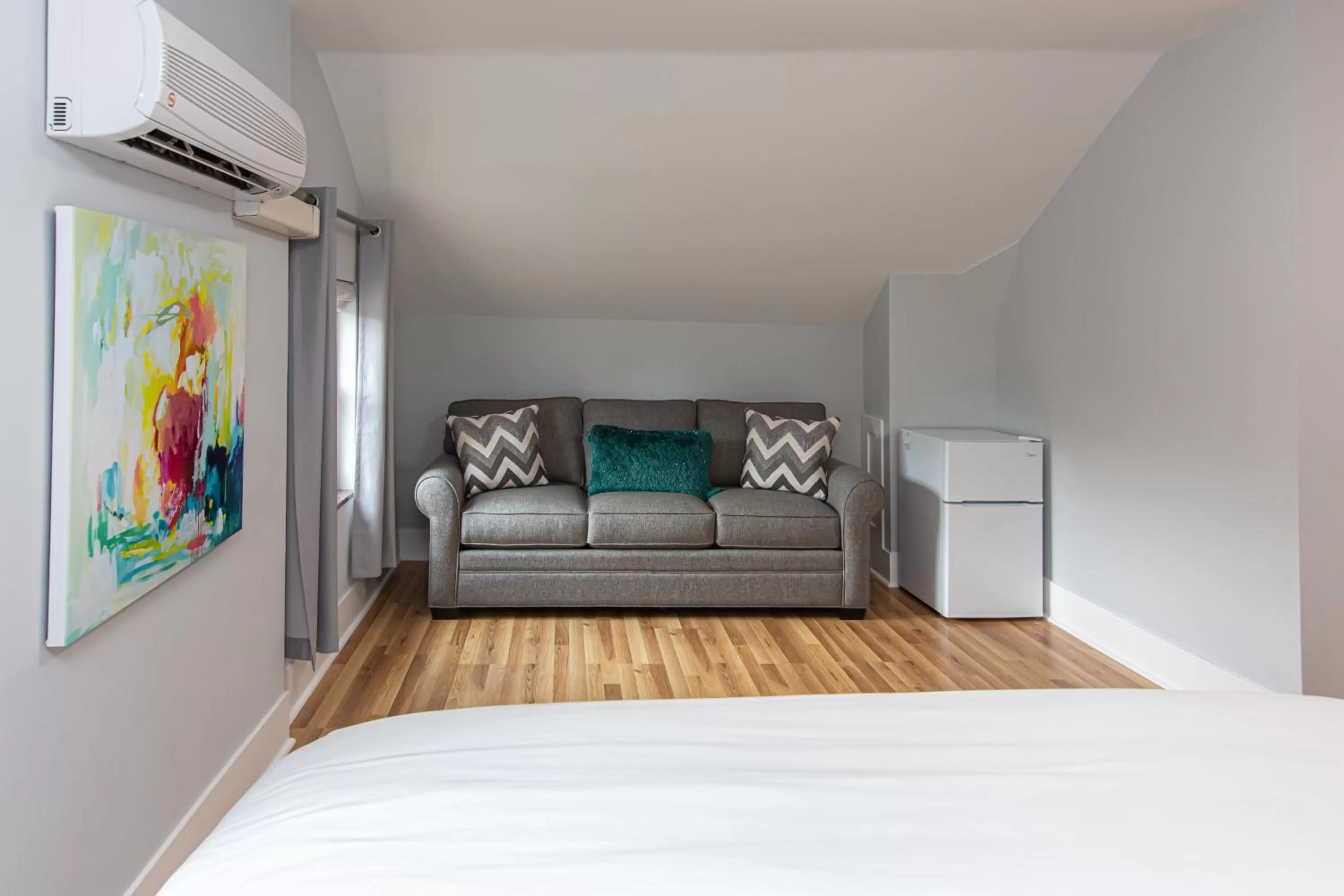 Bed in SKYLARANNA Resort & SPA